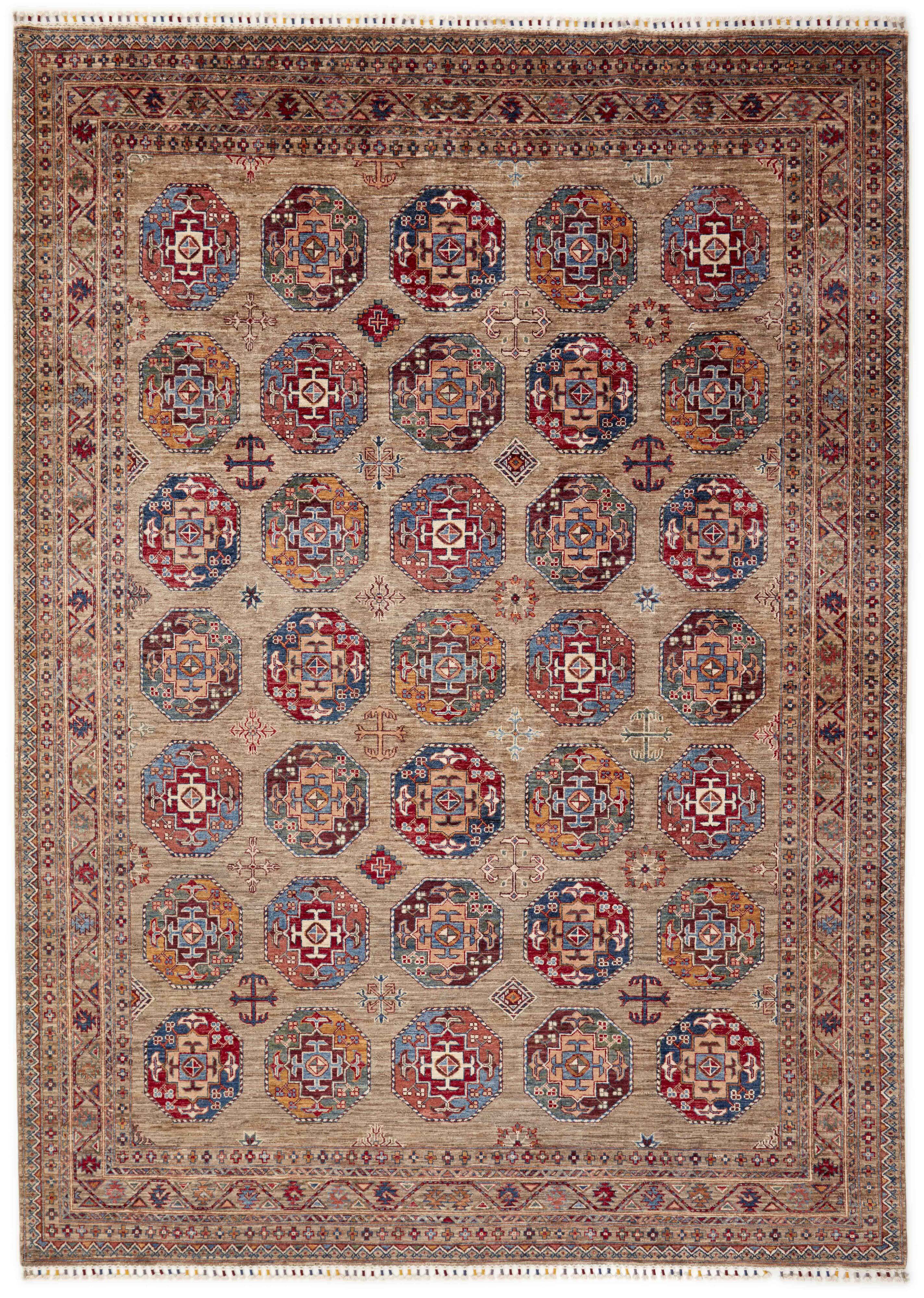 Traditional multicolour Ziegler Fine Ariana Style rug