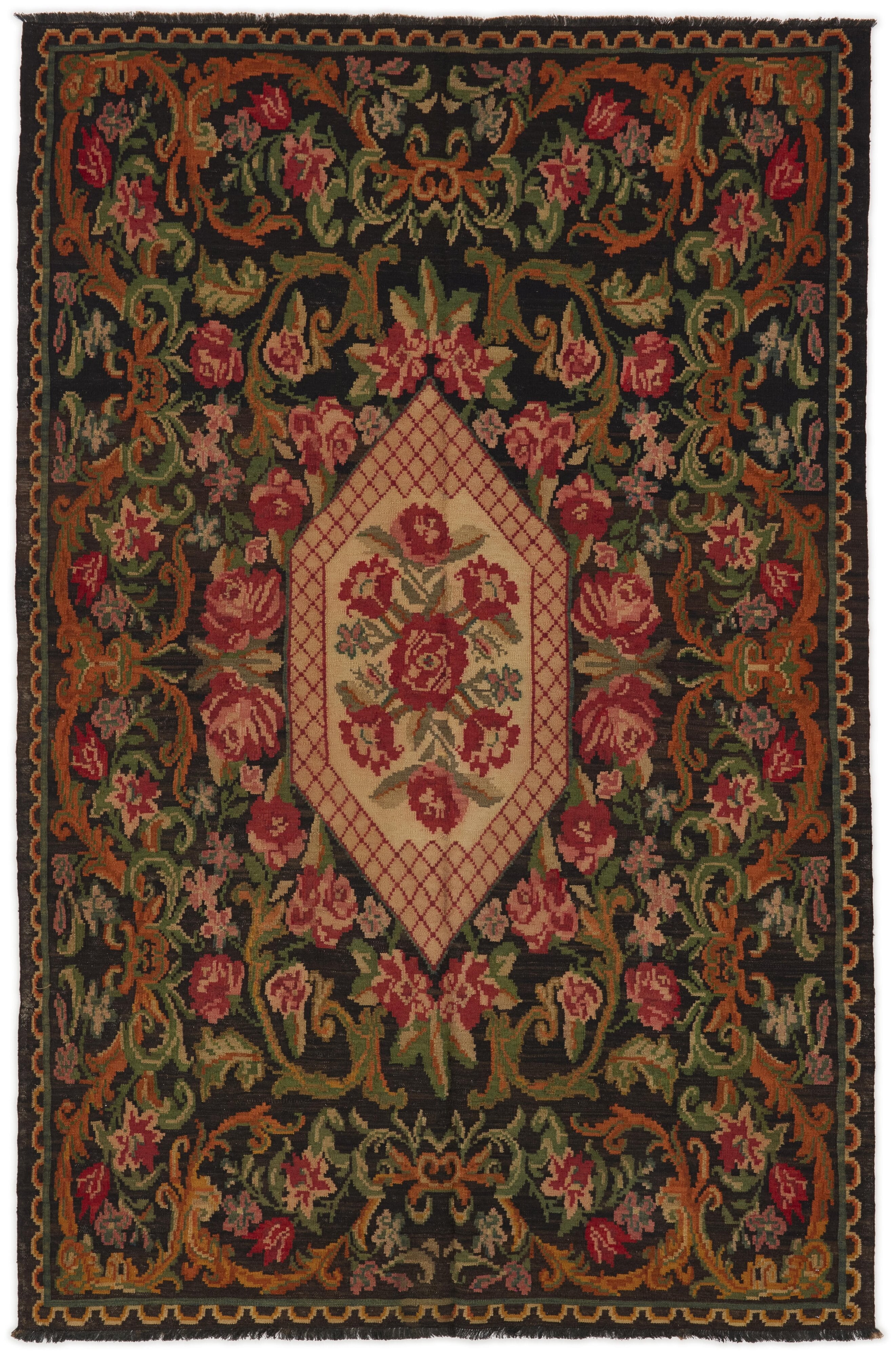 Rose Kilim Old 1512223