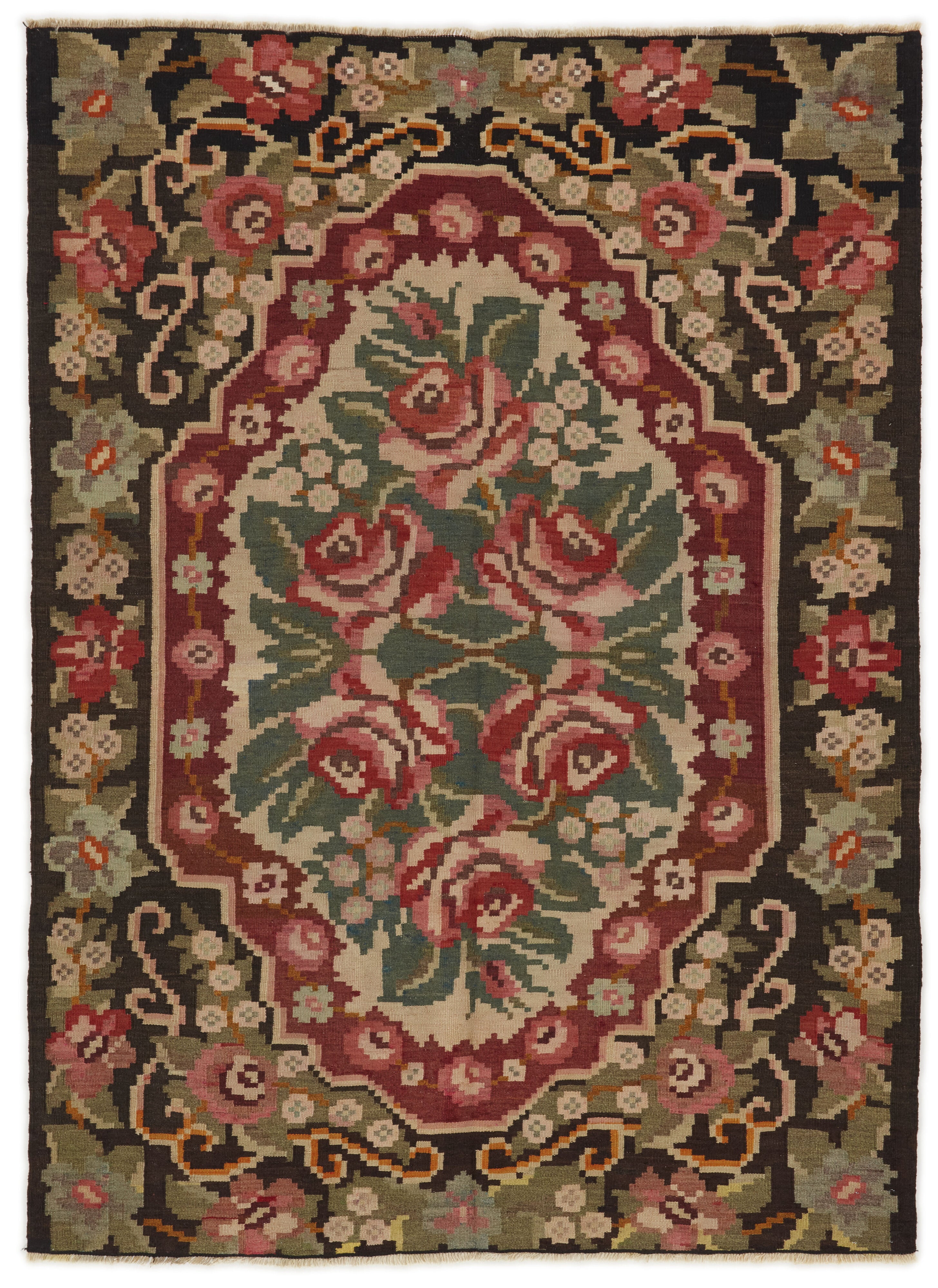 Rose Kilim Old 1512251