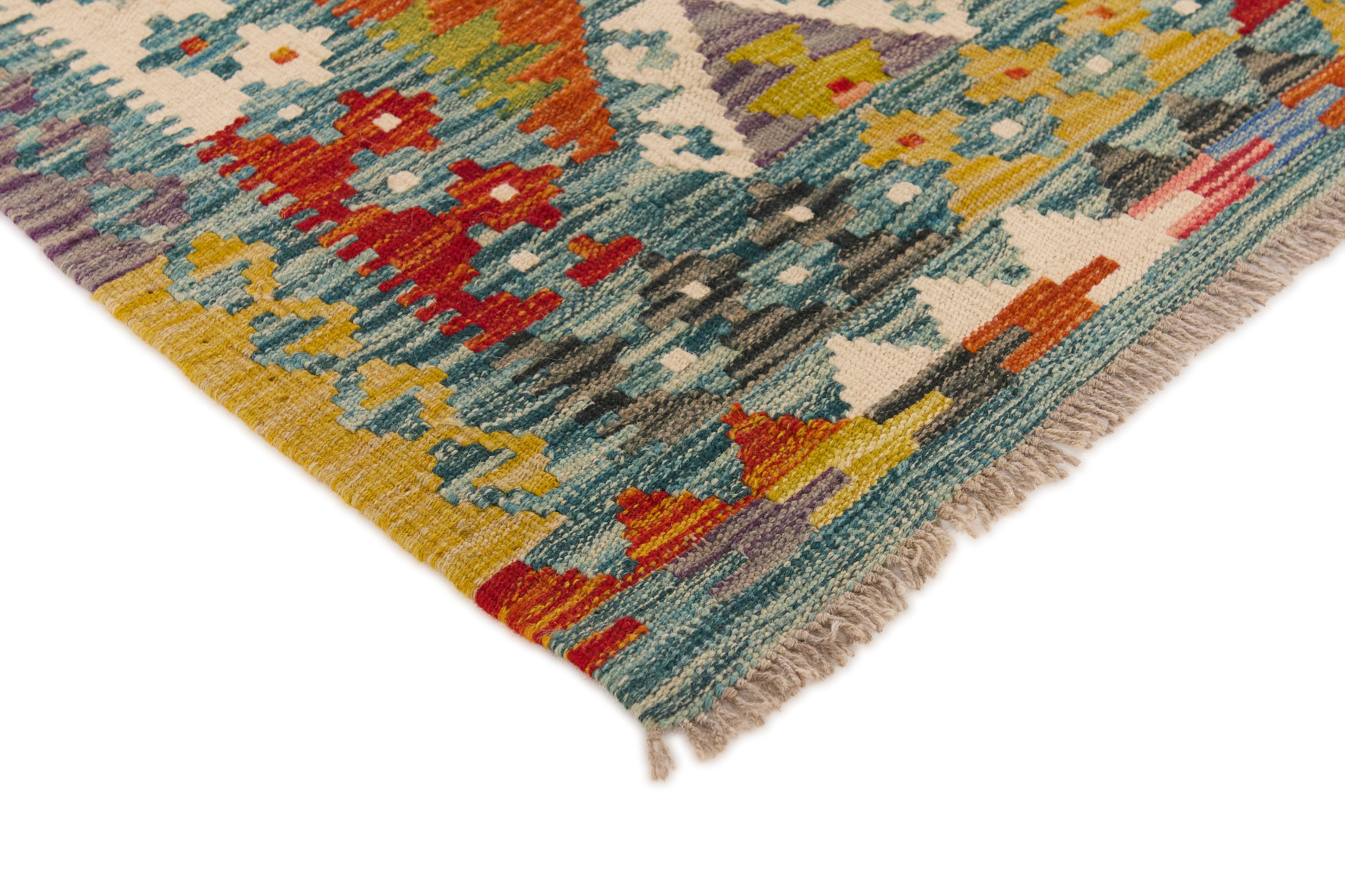Afghan Kilim Rug 1512904