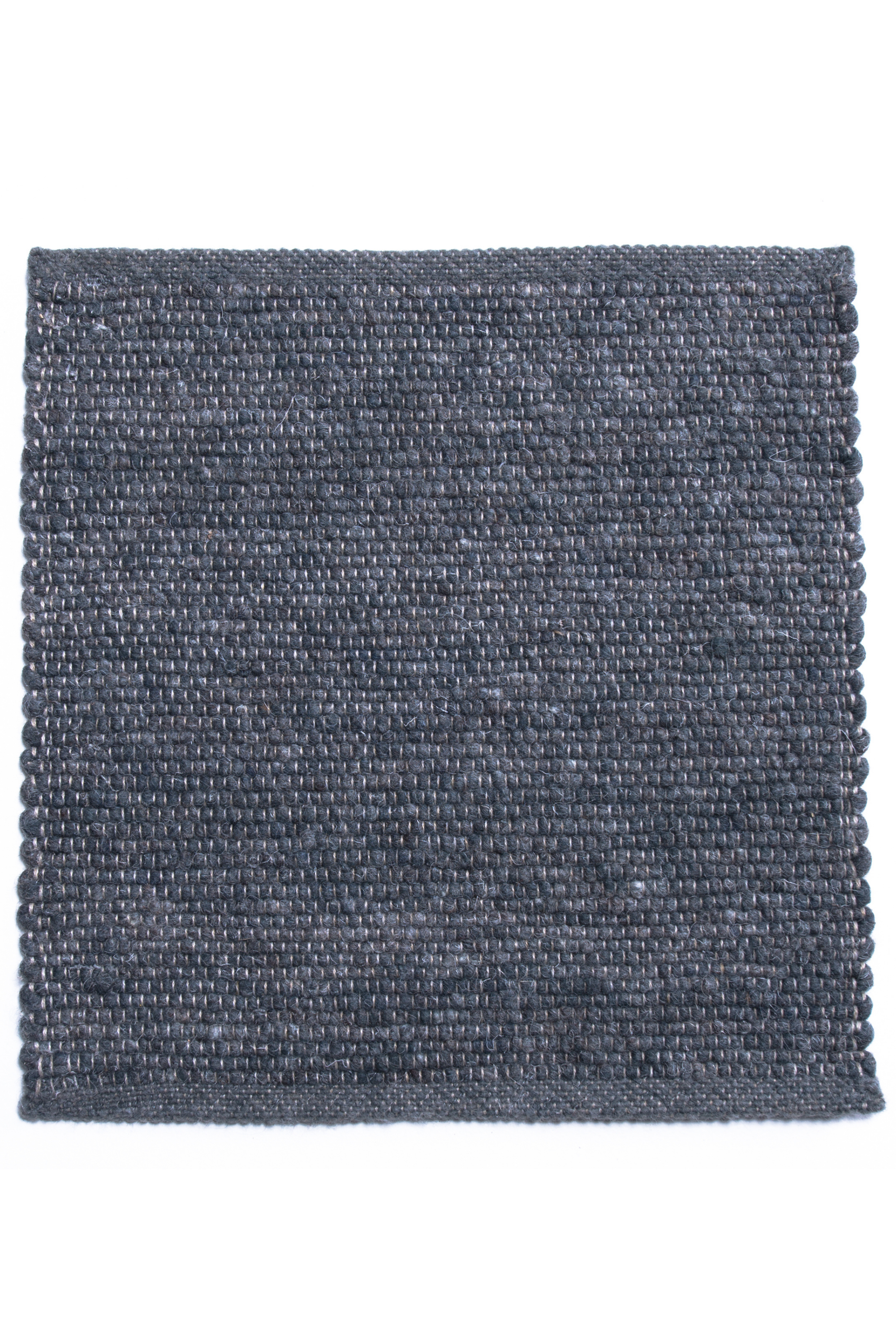 Navy luxury plain handwoven rug