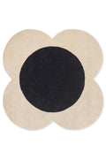 Orla Kiely Flower Spot Ecru/Black Circle 158409