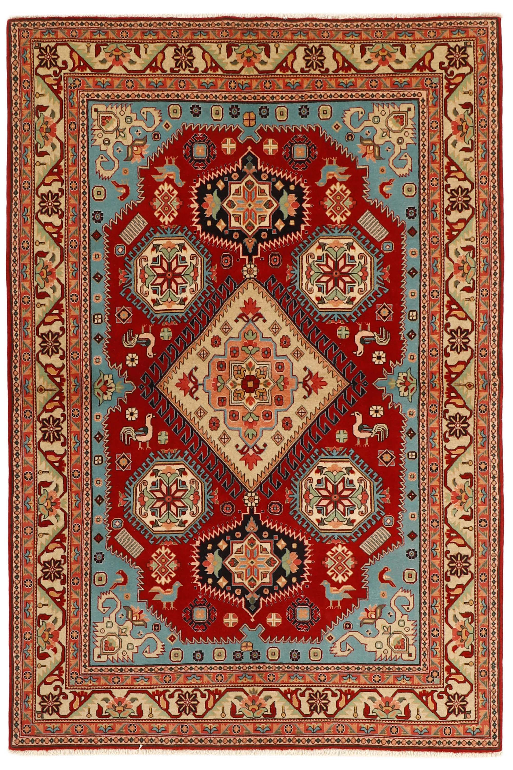 Traditional Ardebil Sherkat Persian Multicolour rug