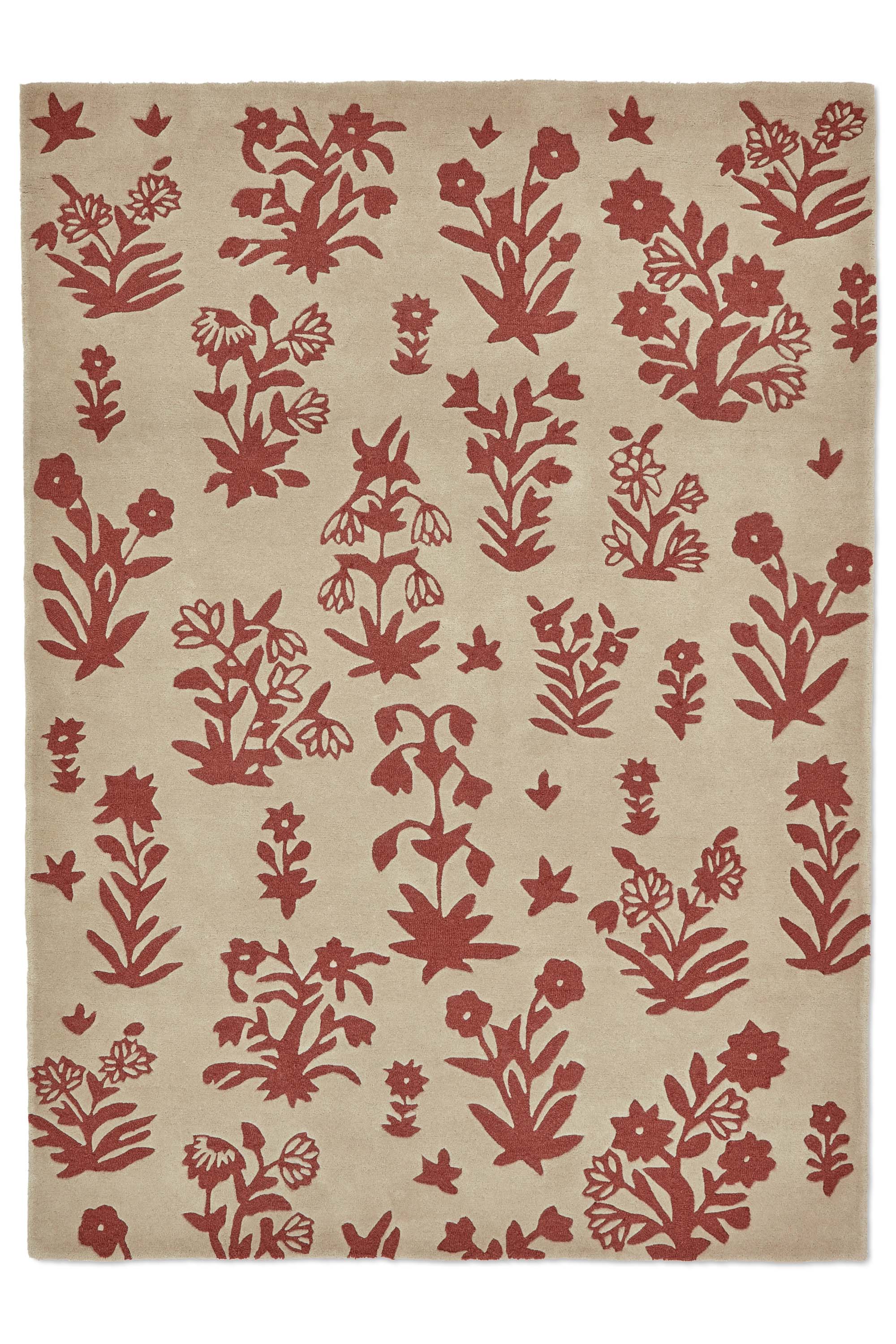 Sanderson Woodland Glade Linen/Russet Brown 146801