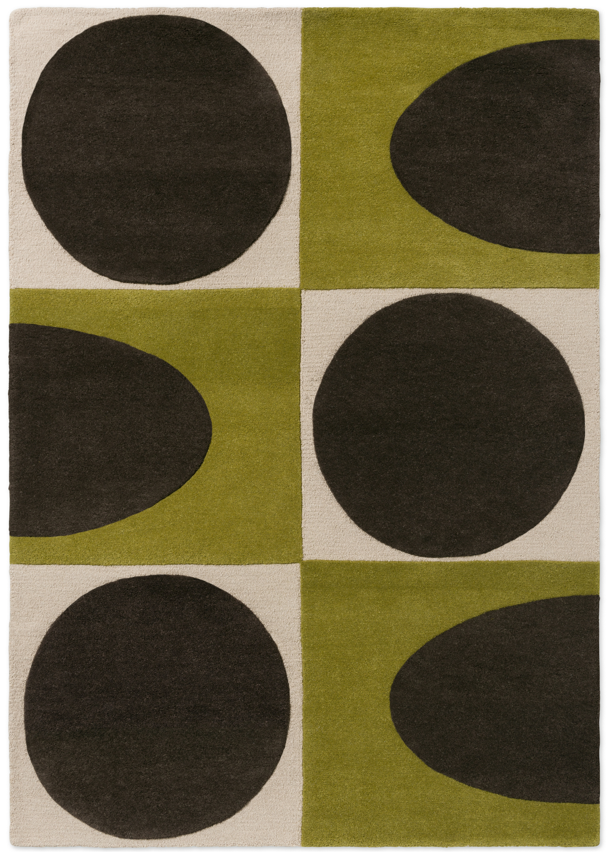 Orla Kiely Spot Square Walnut/Lichen 157907