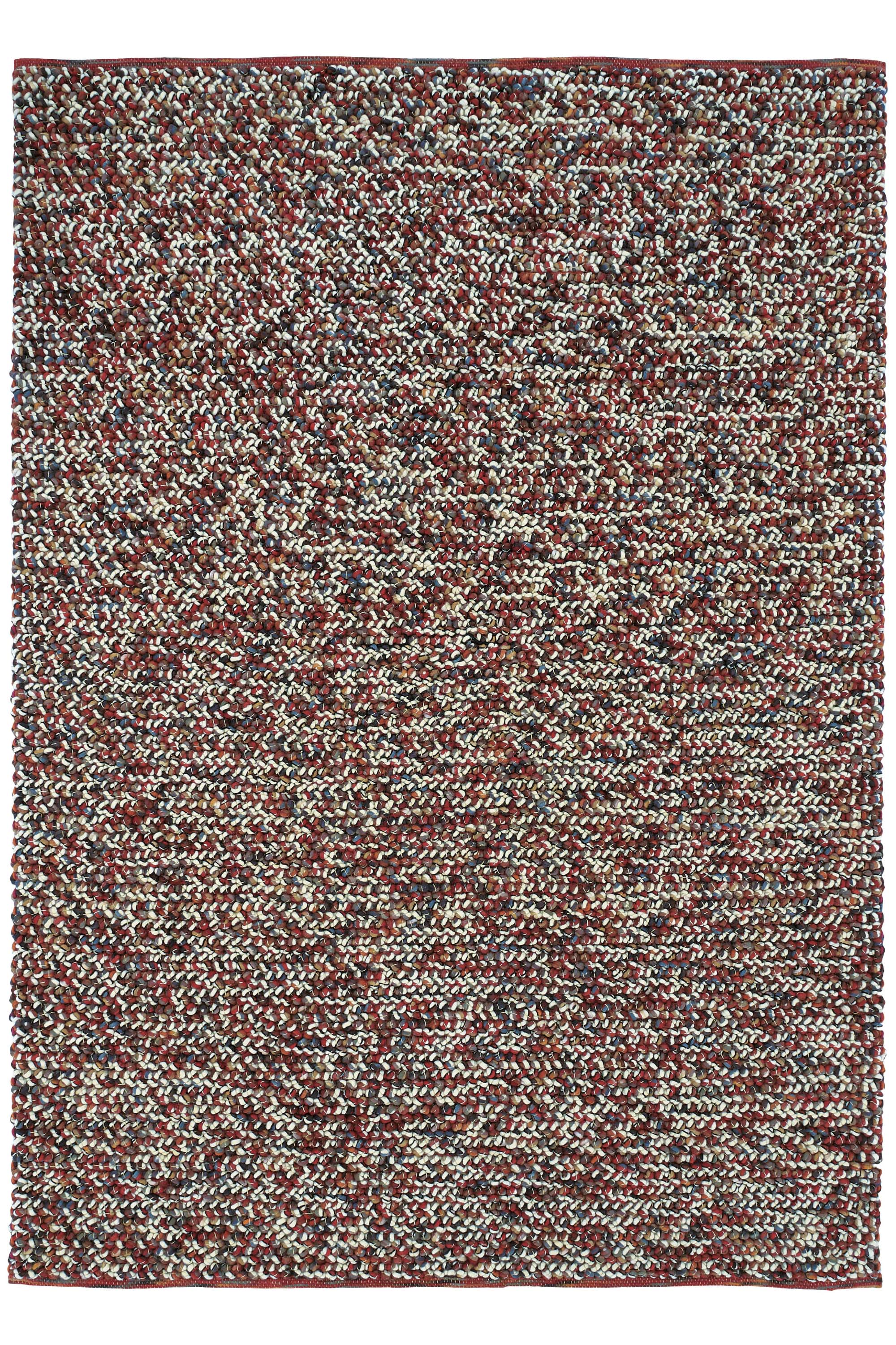 brink and campman red textured wool and jute rug