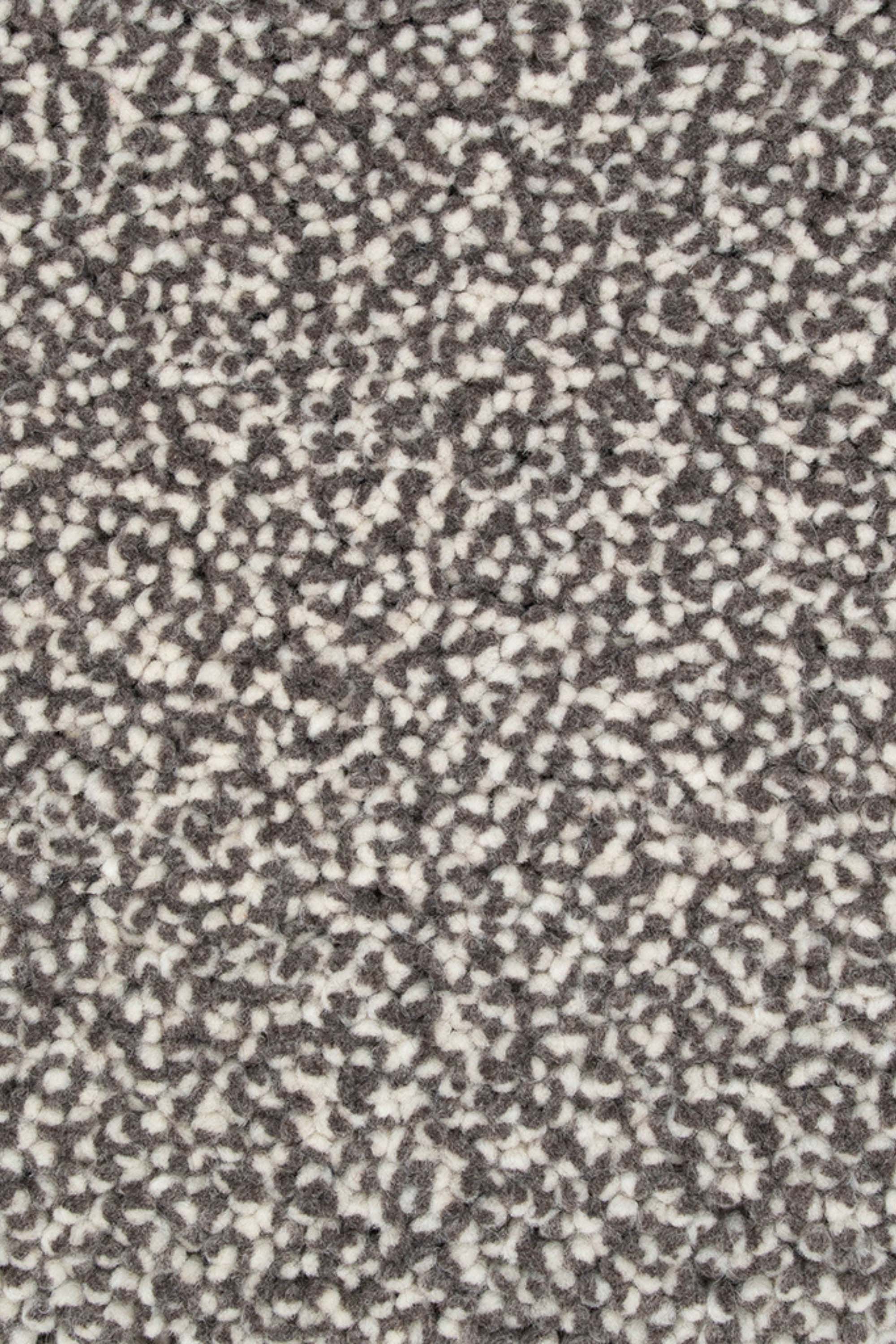 Plain dark grey rug with textured pile