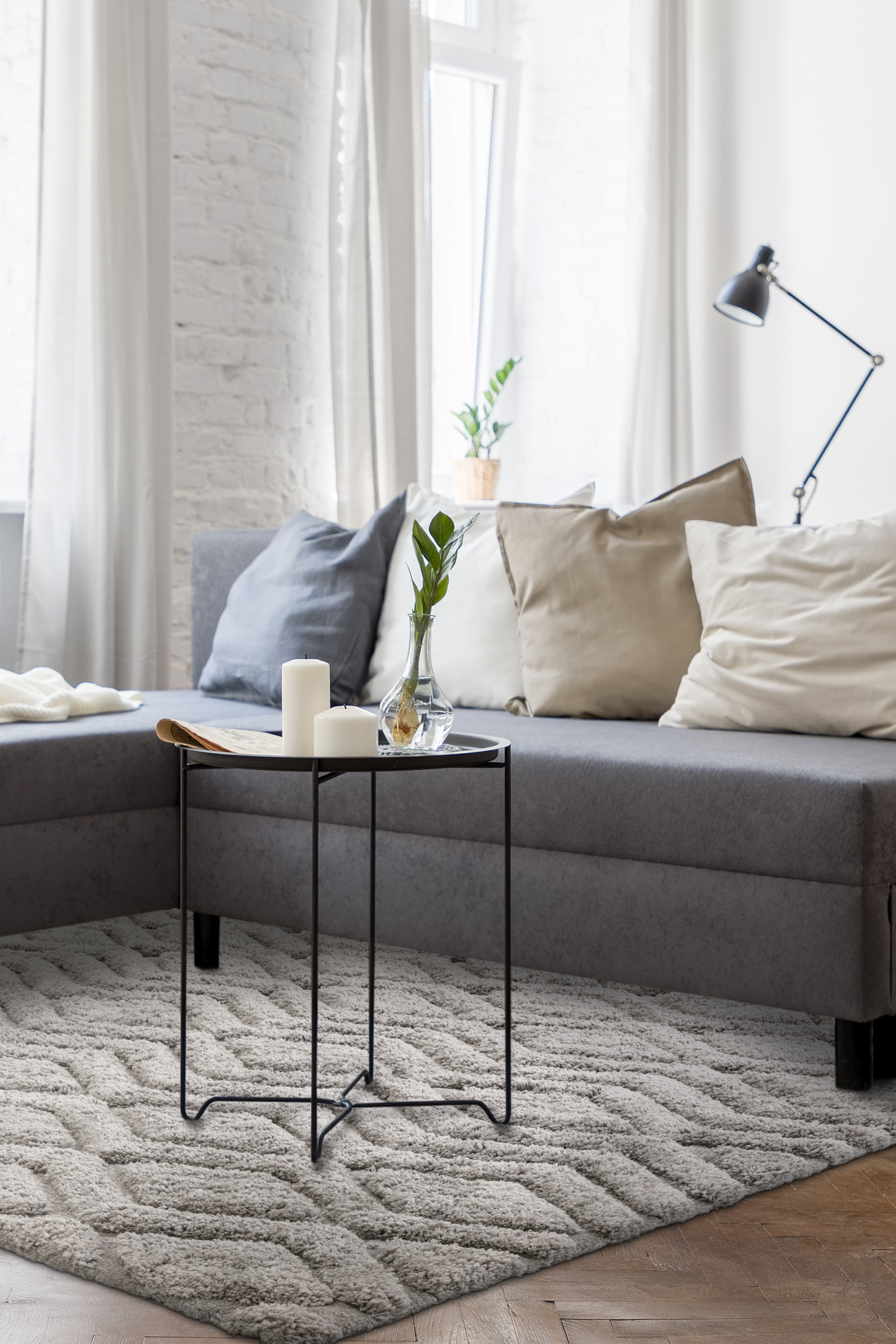 Harrison Silver Rug
