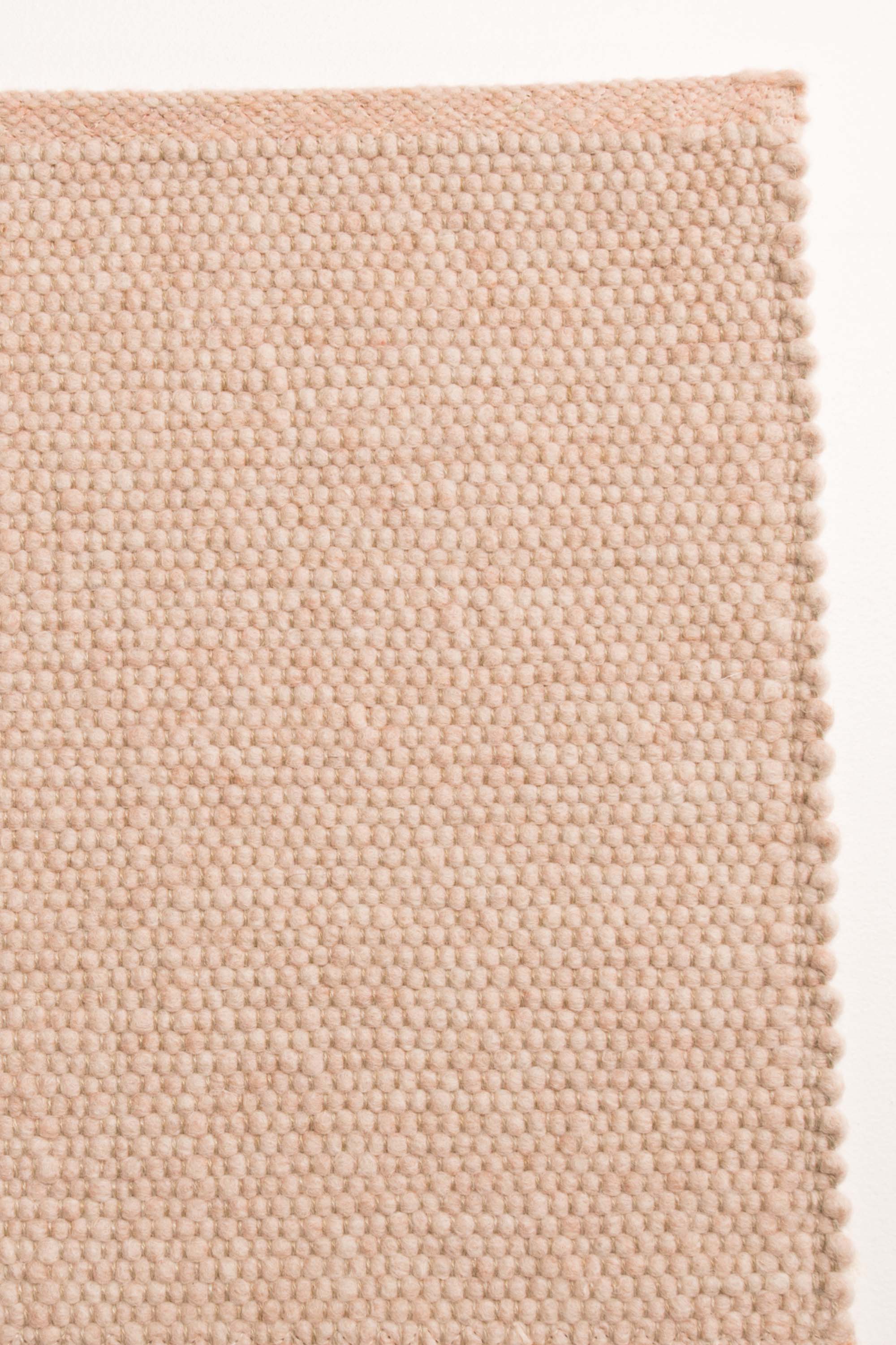 Pink luxury plain handwoven rug
