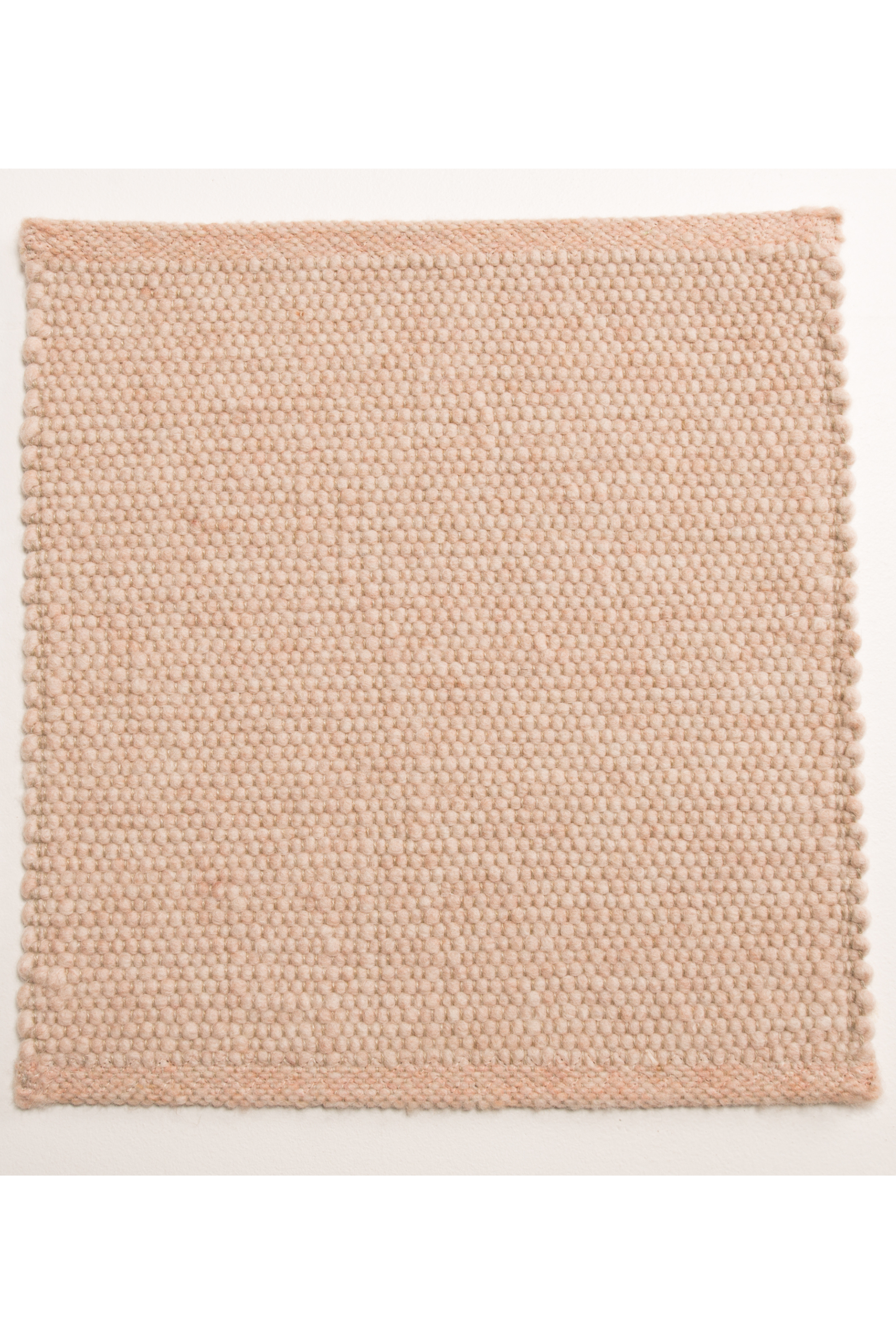 Pink luxury plain handwoven rug