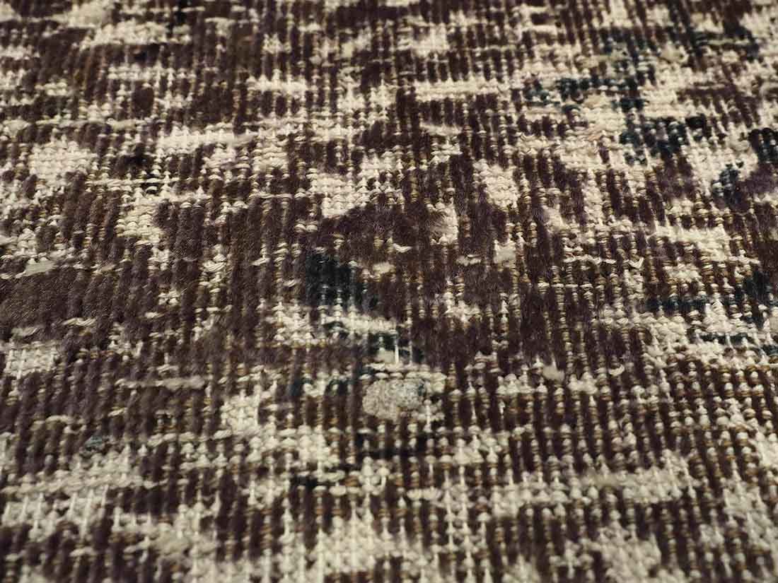 brown vintage persian rug