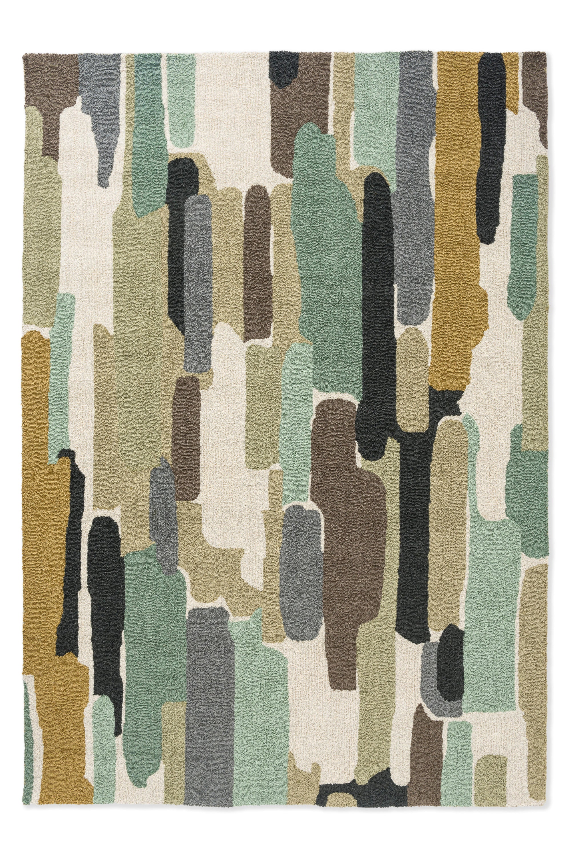 Multicolour abstract outdoor rug