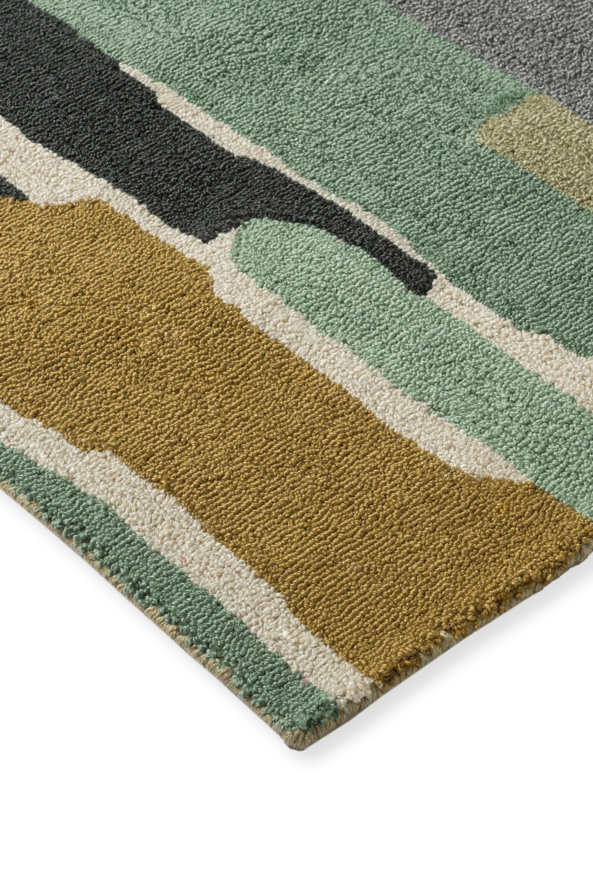 Multicolour abstract outdoor rug