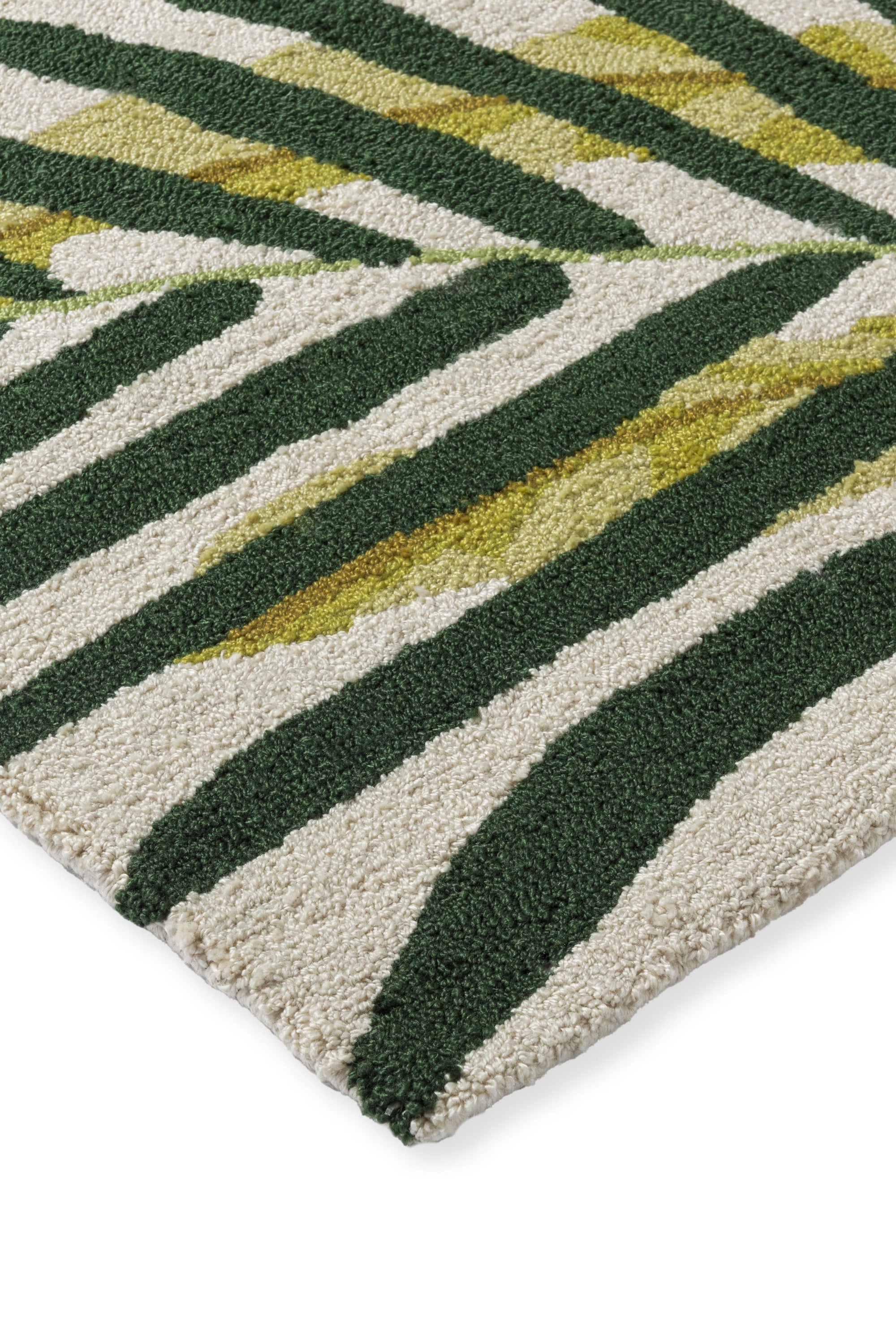 green indoor/outdoor rug with floral pattern