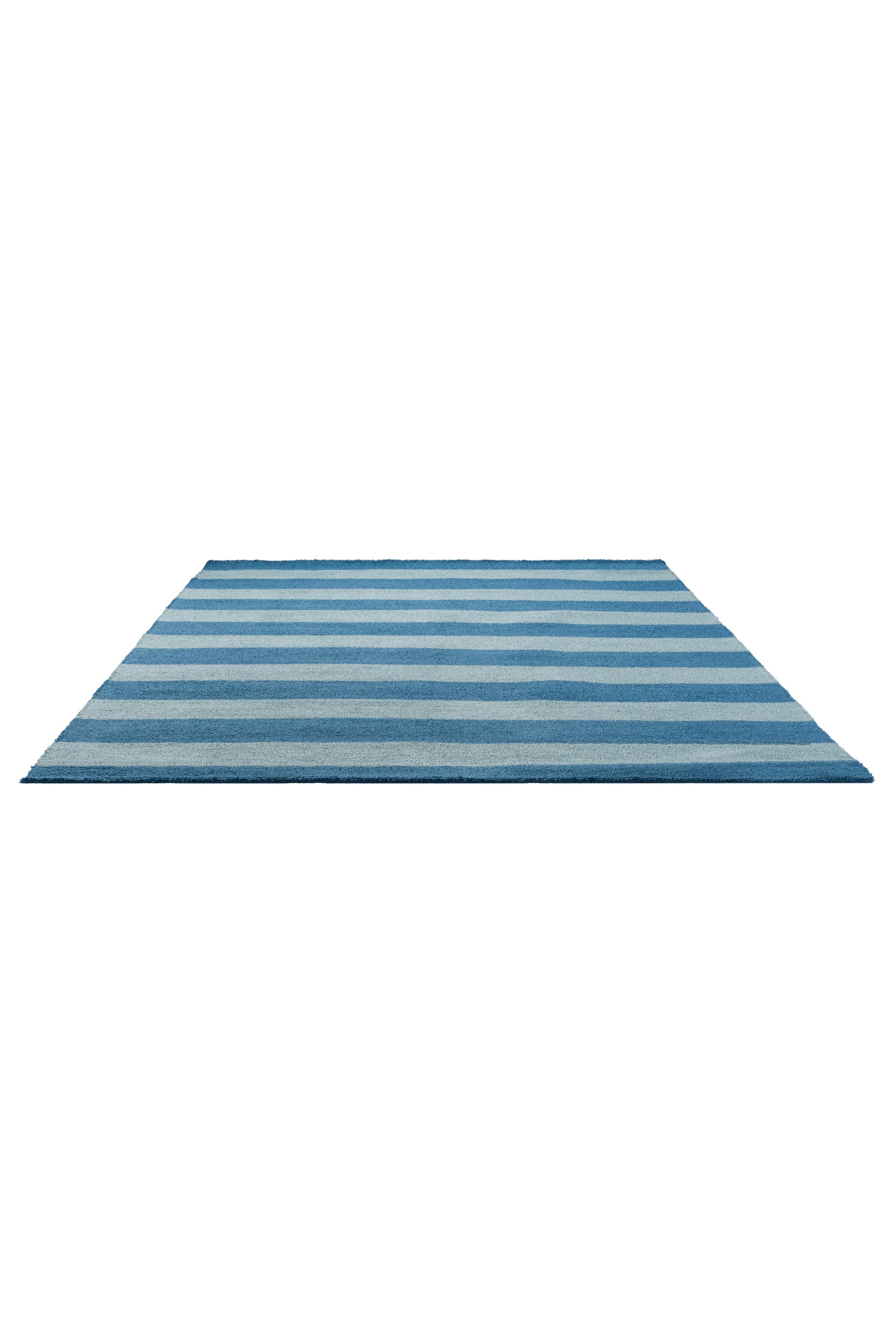 Modern Striped blue outdoor rug