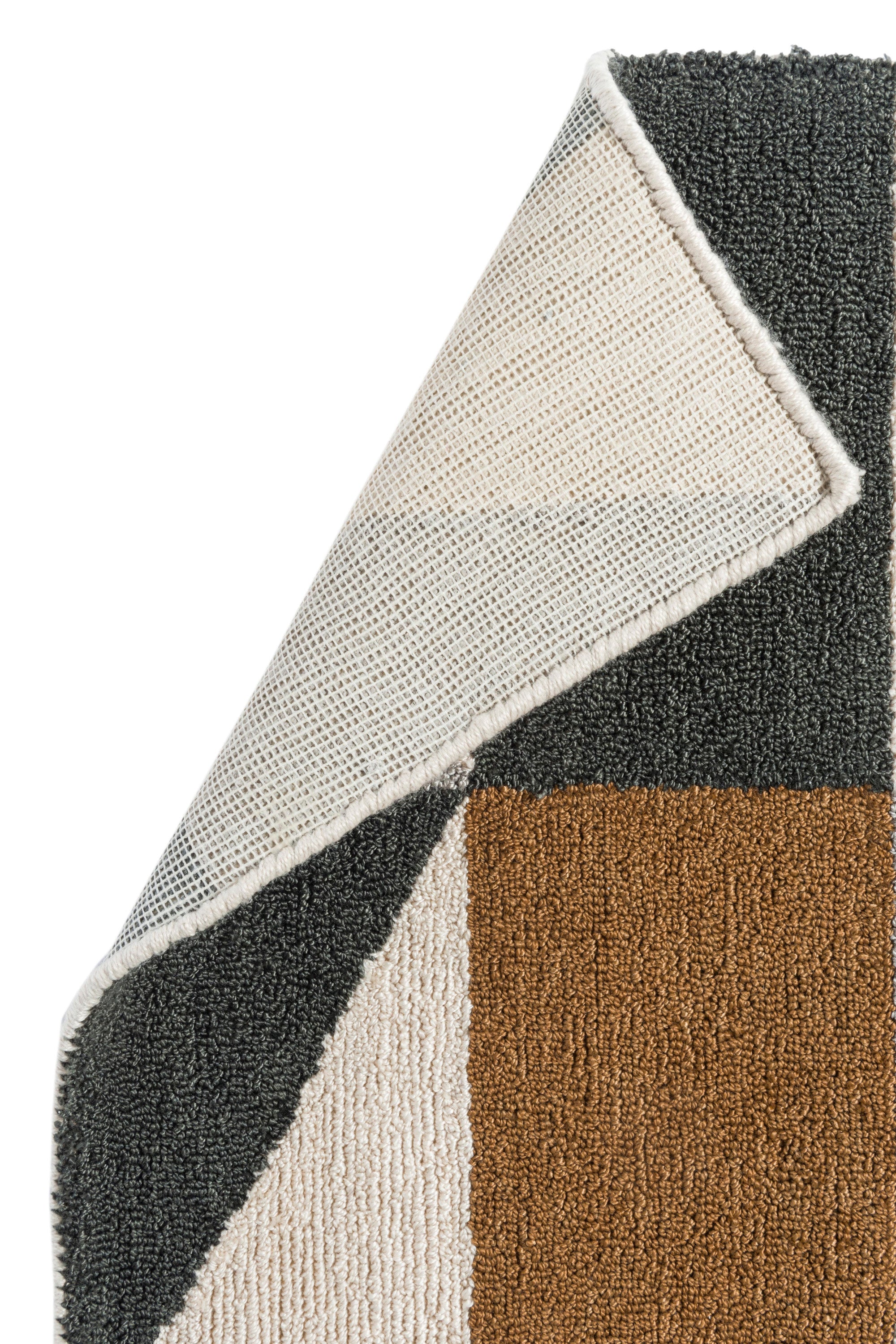 Modern multicolour geometric rug