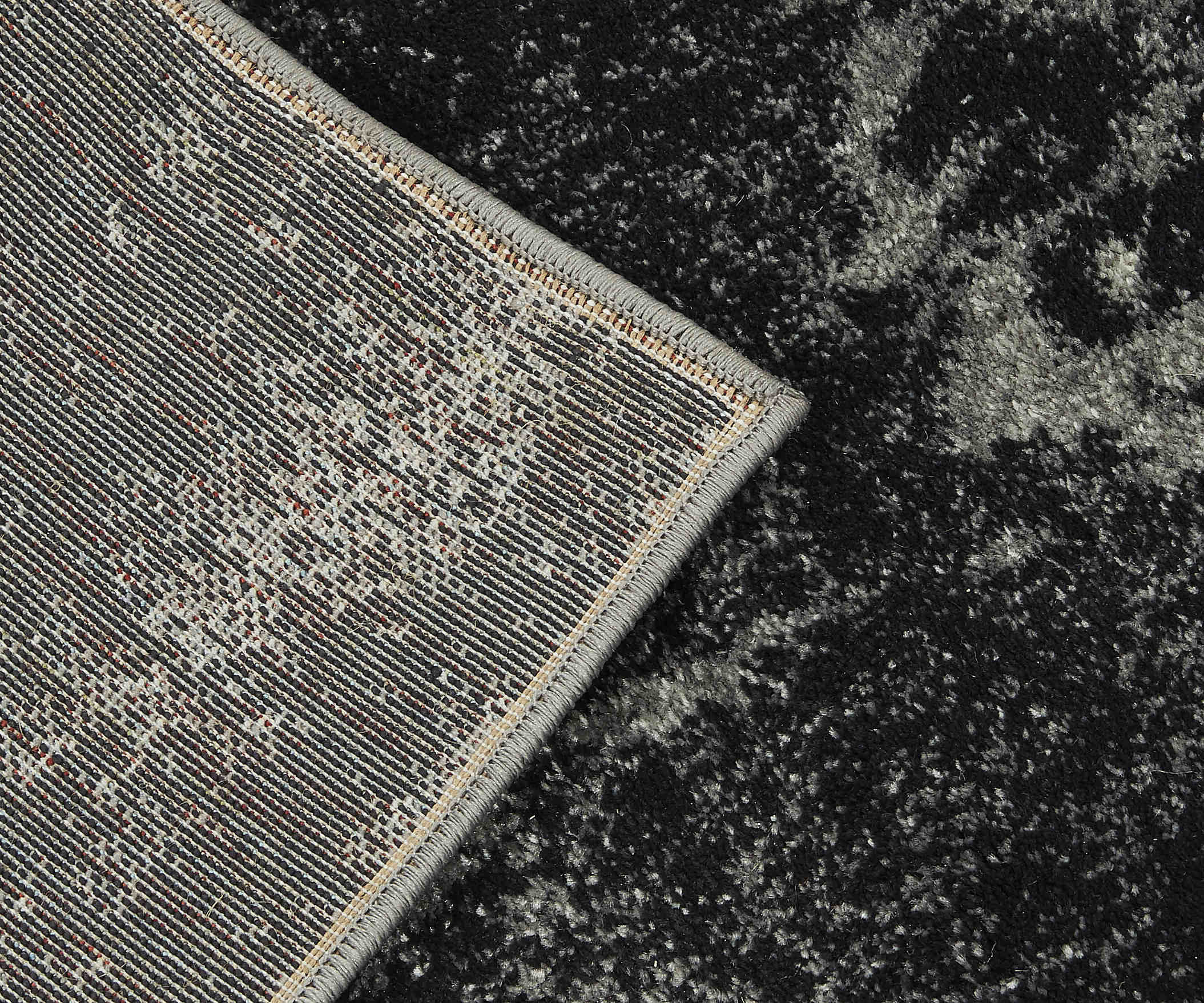grey abstract rug