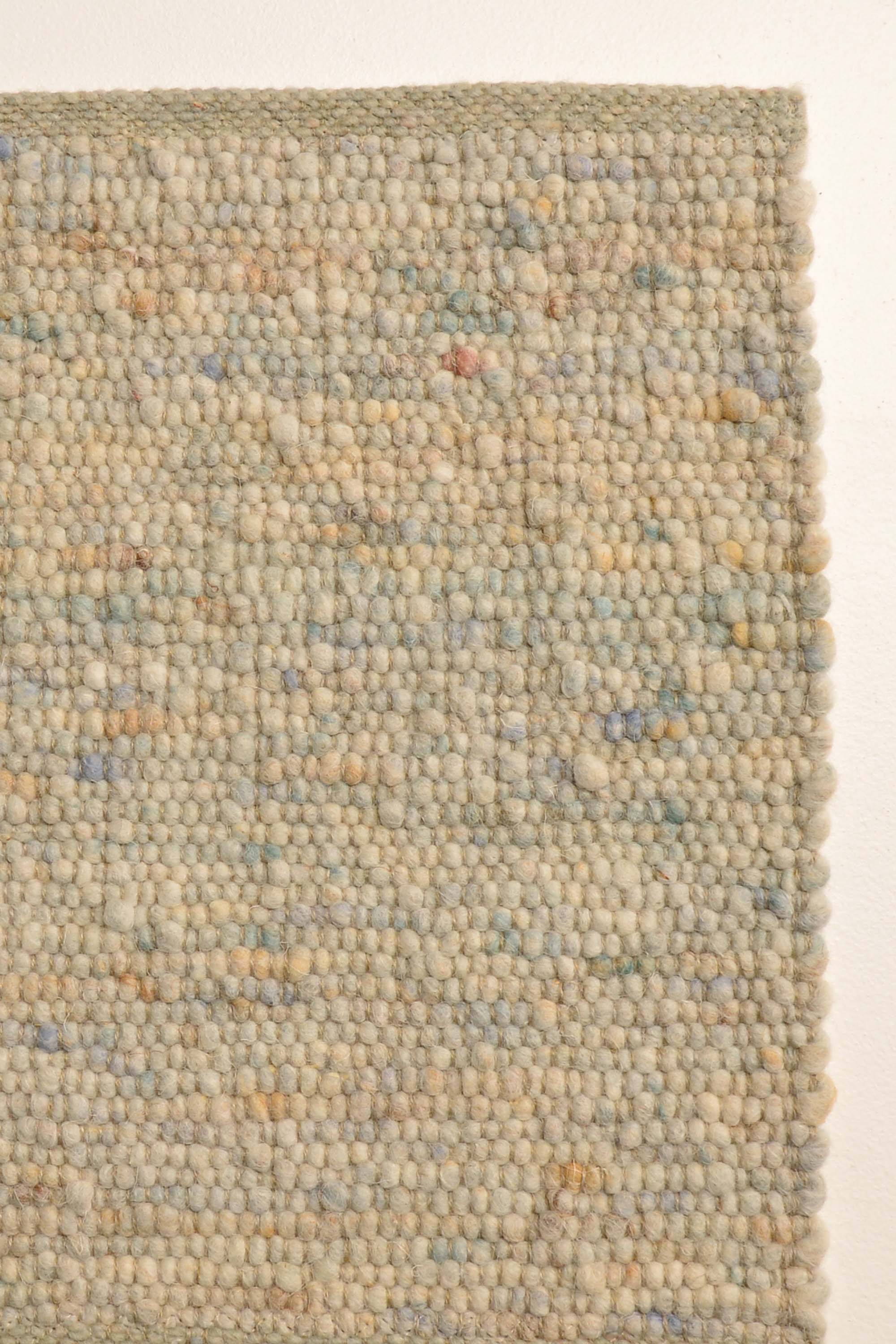 Multicolour luxury plain handwoven rug
