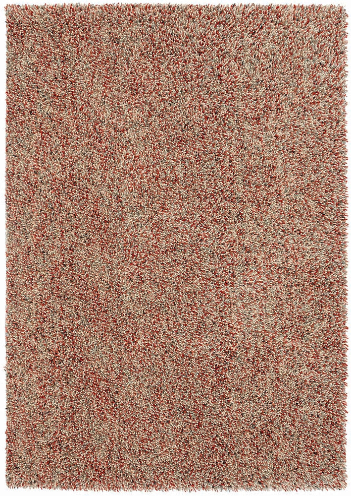 red and grey brink & campman shagpile rug