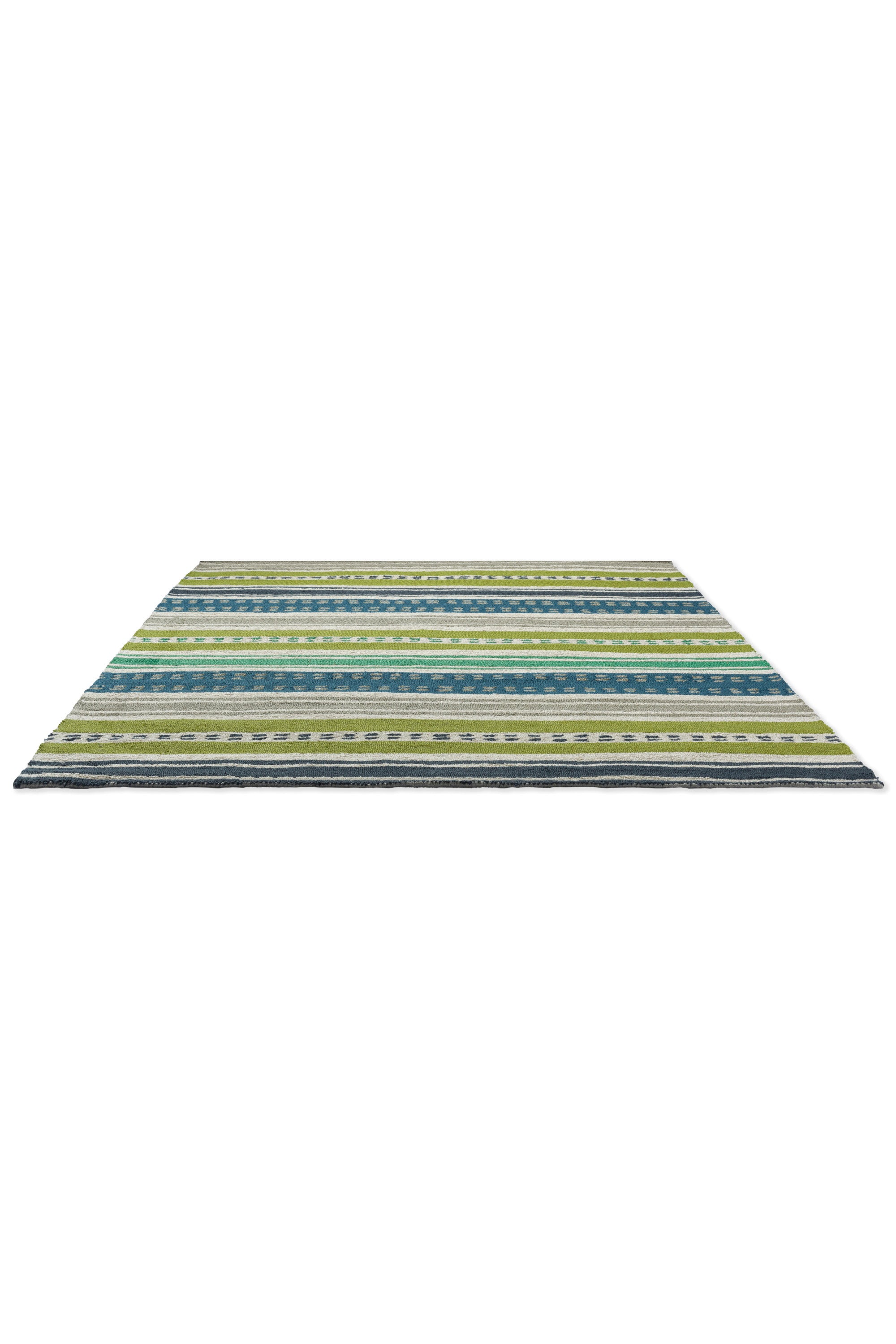 multicolour aztec design indoor/outdoor rug