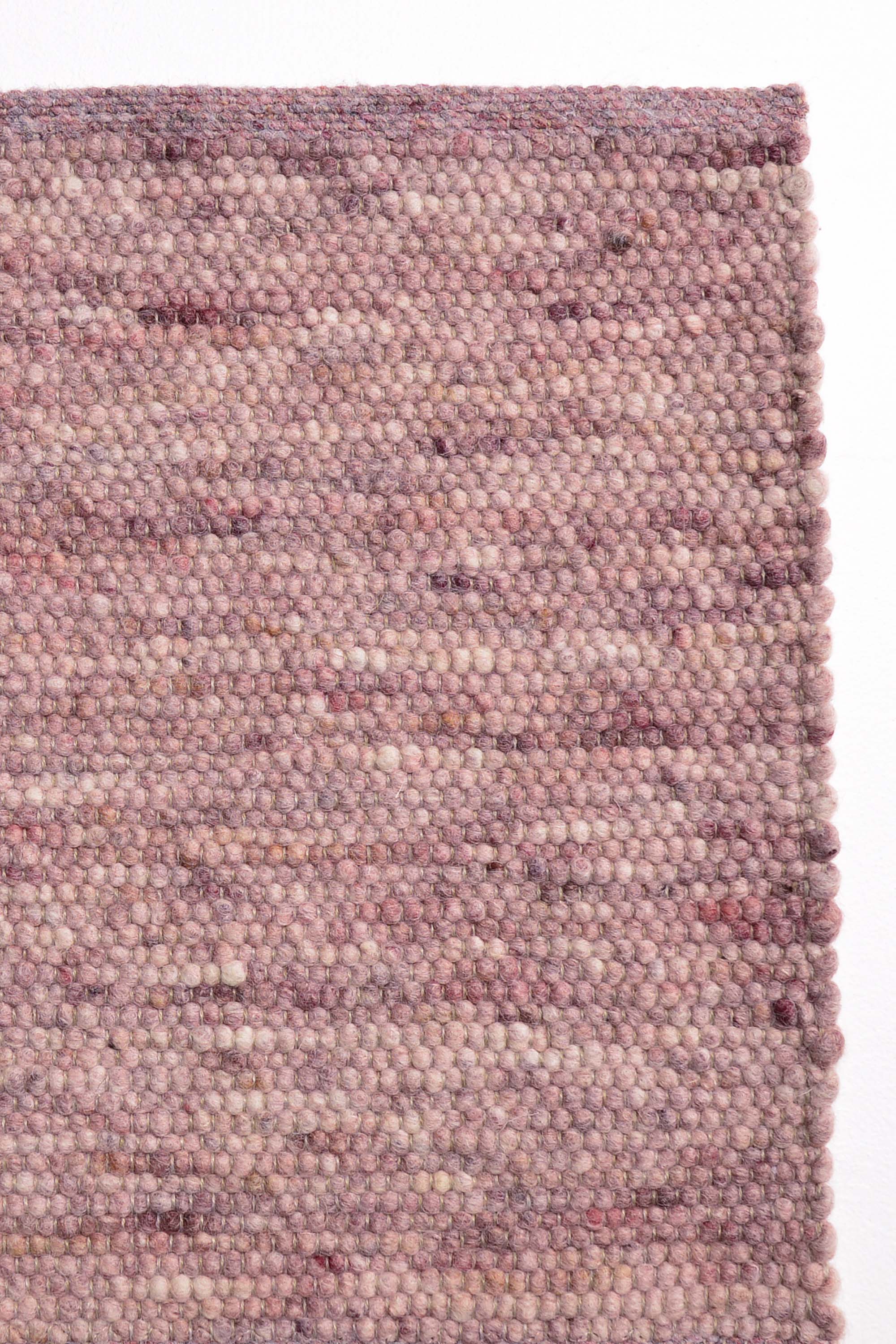 Purple luxury plain handwoven rug