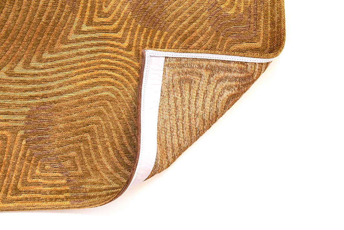 gold flatweave area rug with organic