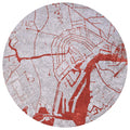 Cities Collection Amsterdam Orange Cut Circle 9323