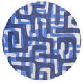 Craft Collection Kuba Ultramarine Circle 9336