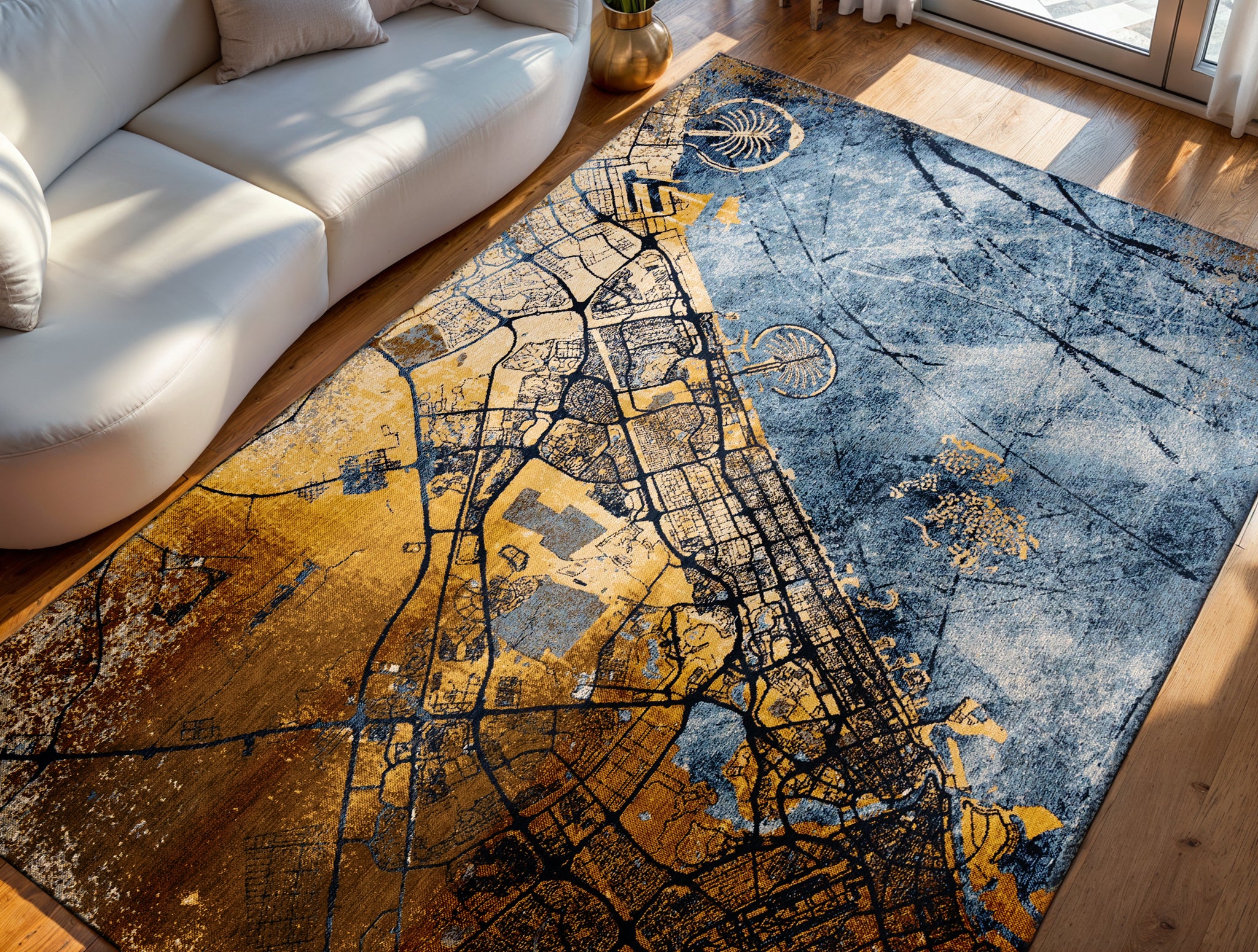 Cities Collection Dubai Gold Sea Round 9698