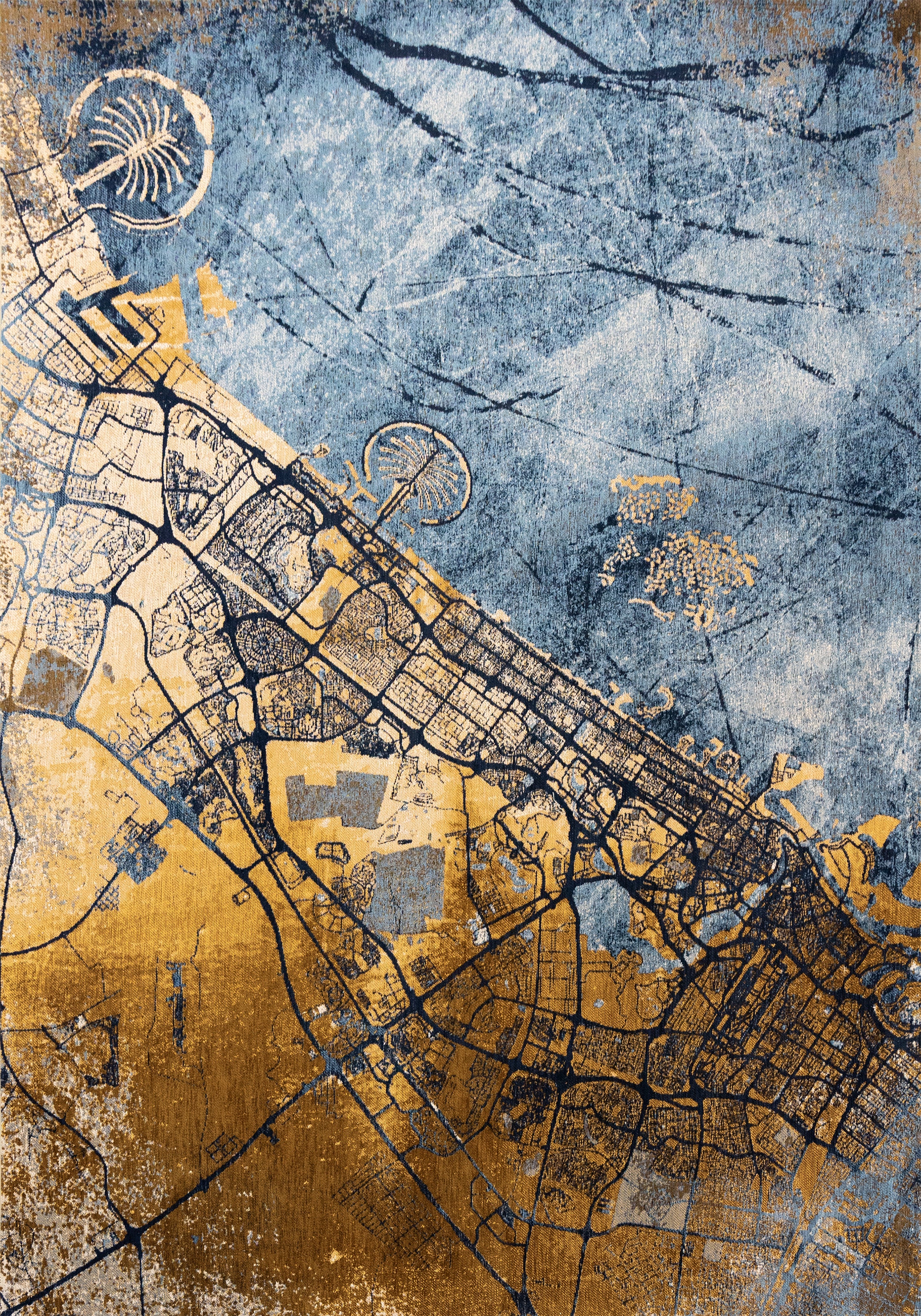 Cities Collection Dubai Gold Sea 9698