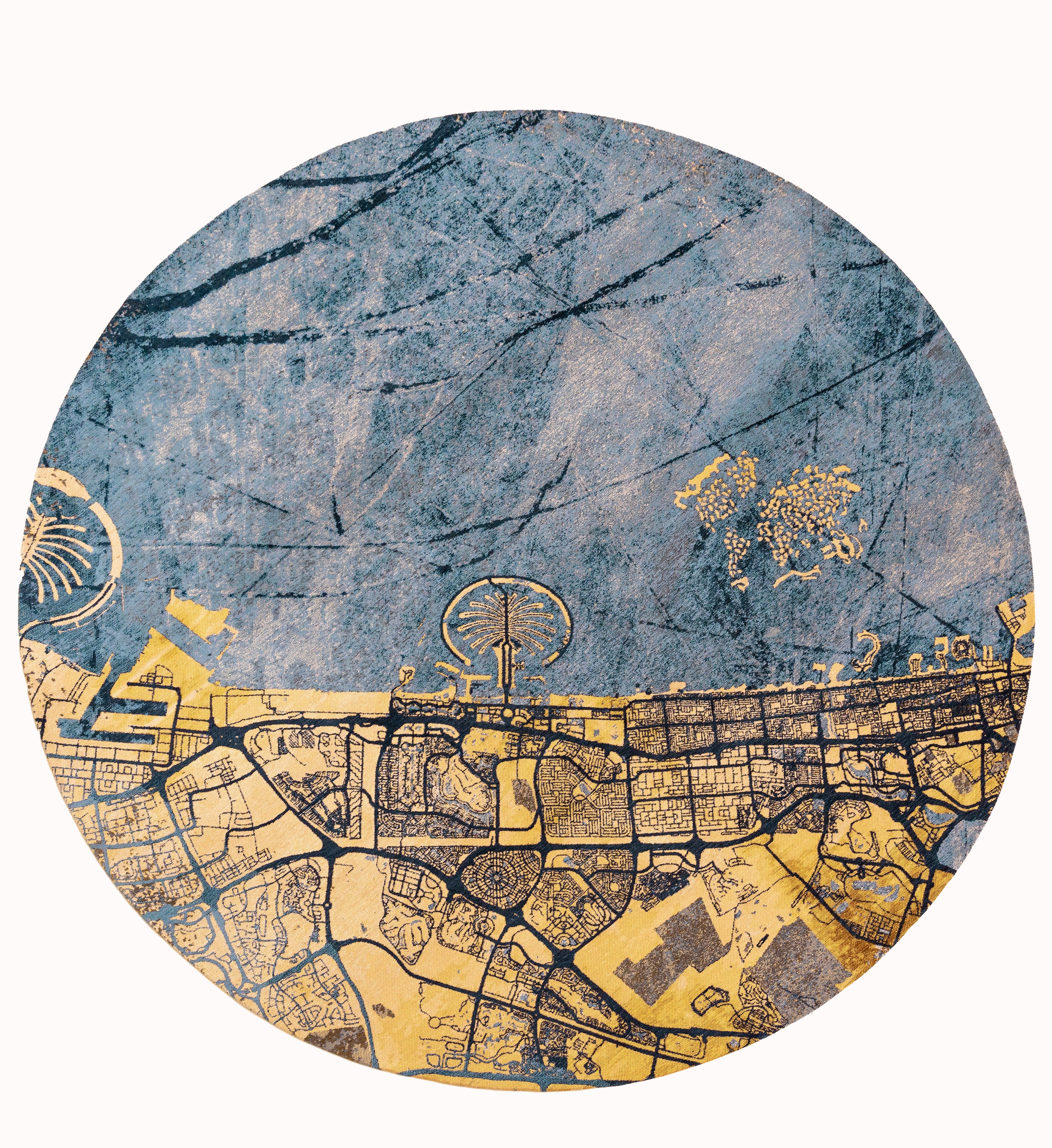 Cities Collection Dubai Gold Sea Round 9698