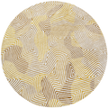 Meditation Collection Coral Yellow Hippy Round 9799