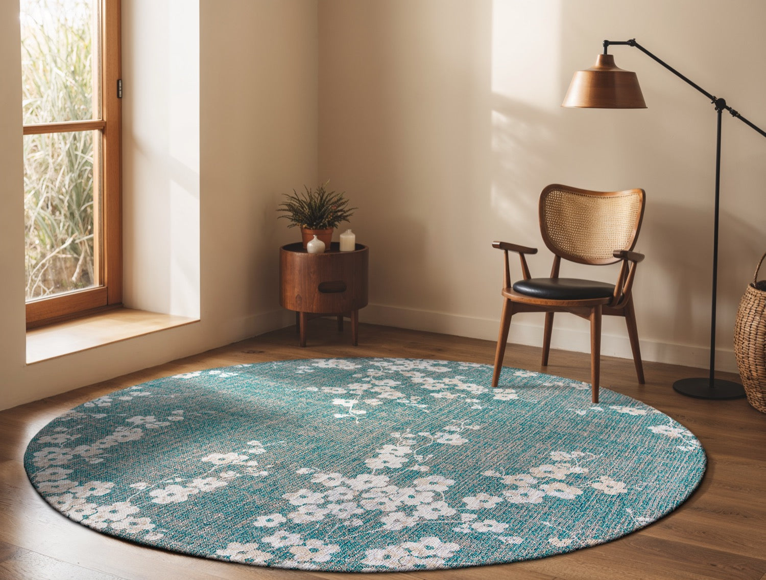 Sakura Lake Sakura Round Blue 9850