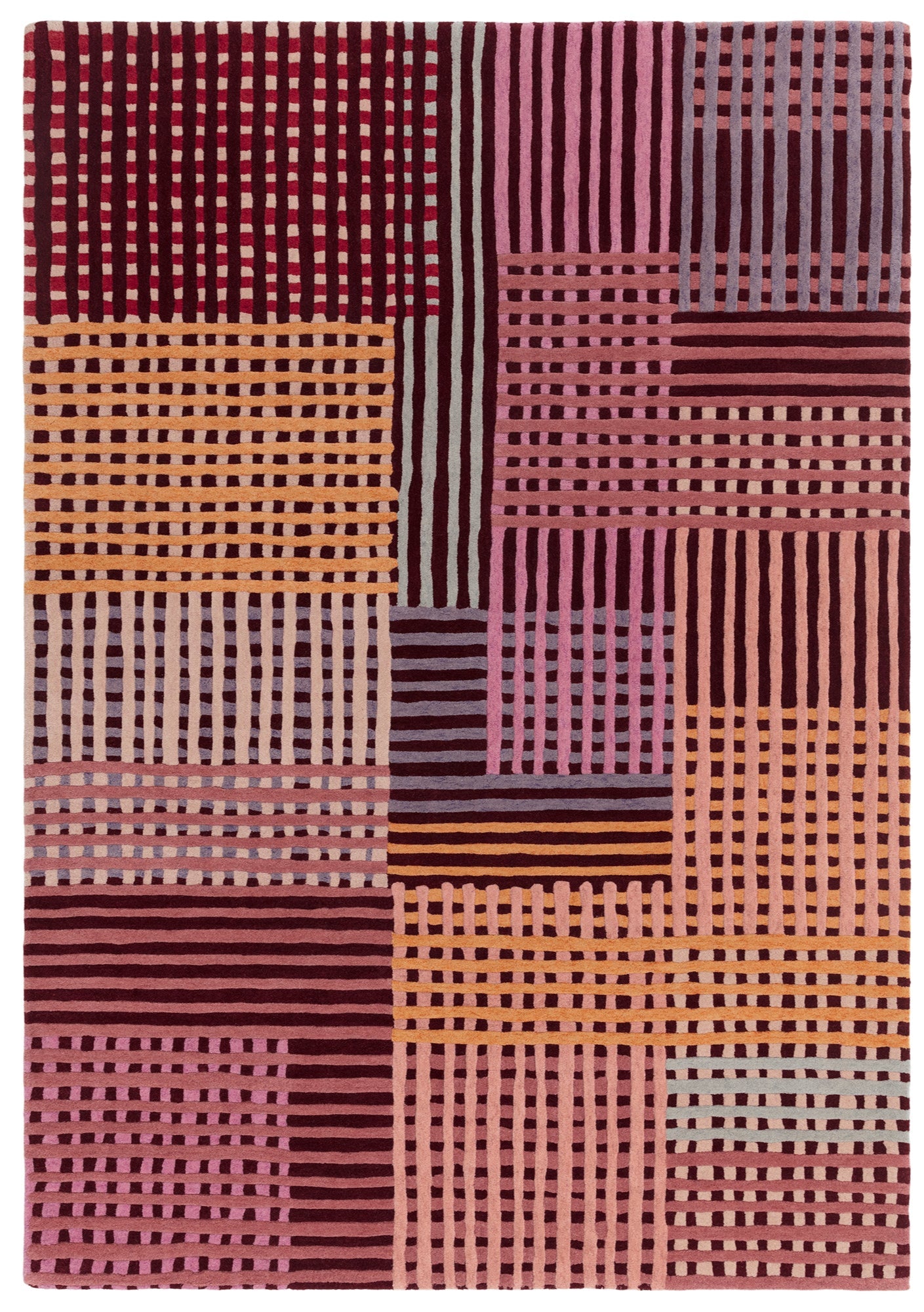 Aspect Red Multi Rug