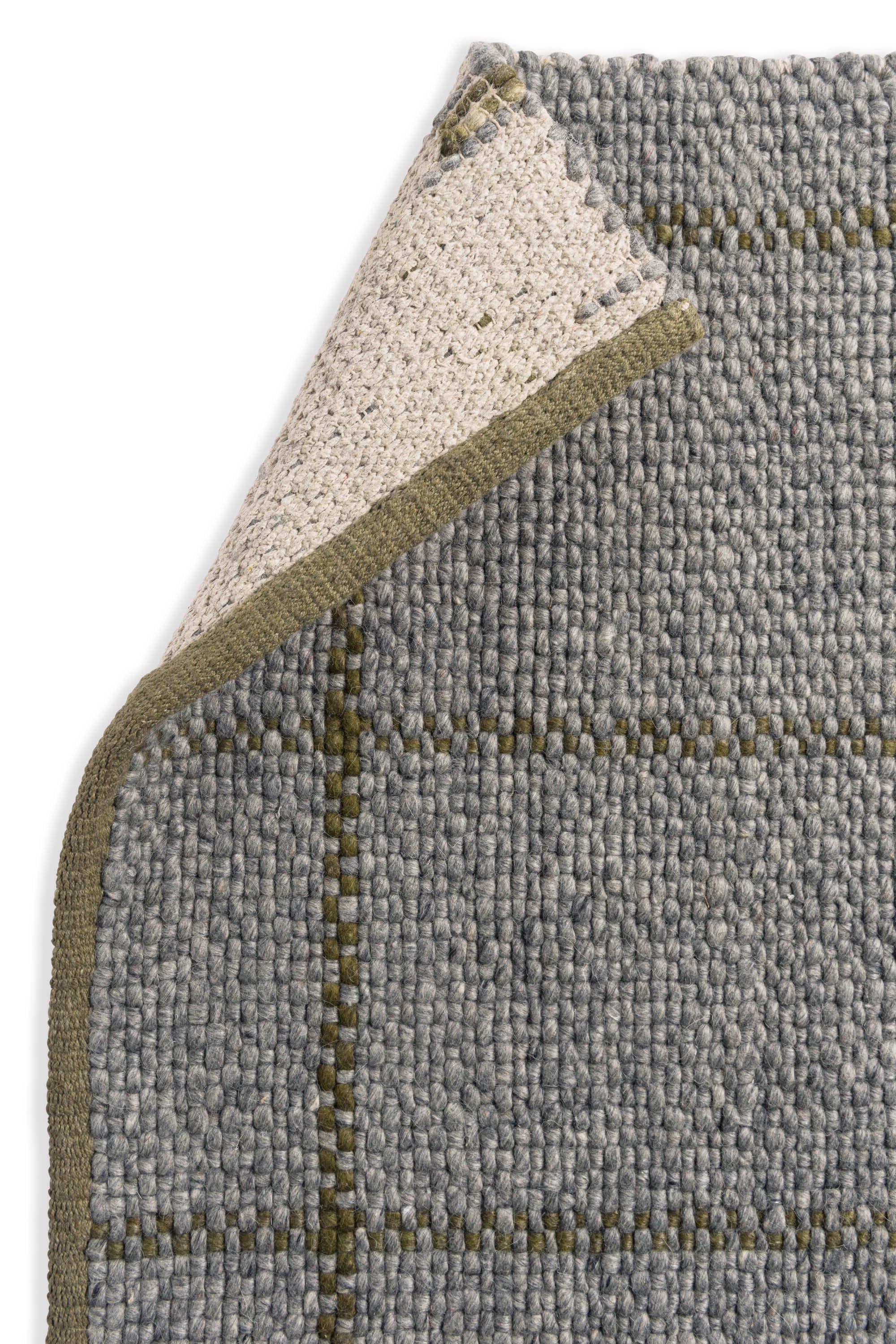 Brink & Campman Craft Matter Check Slate/Olive 49104
