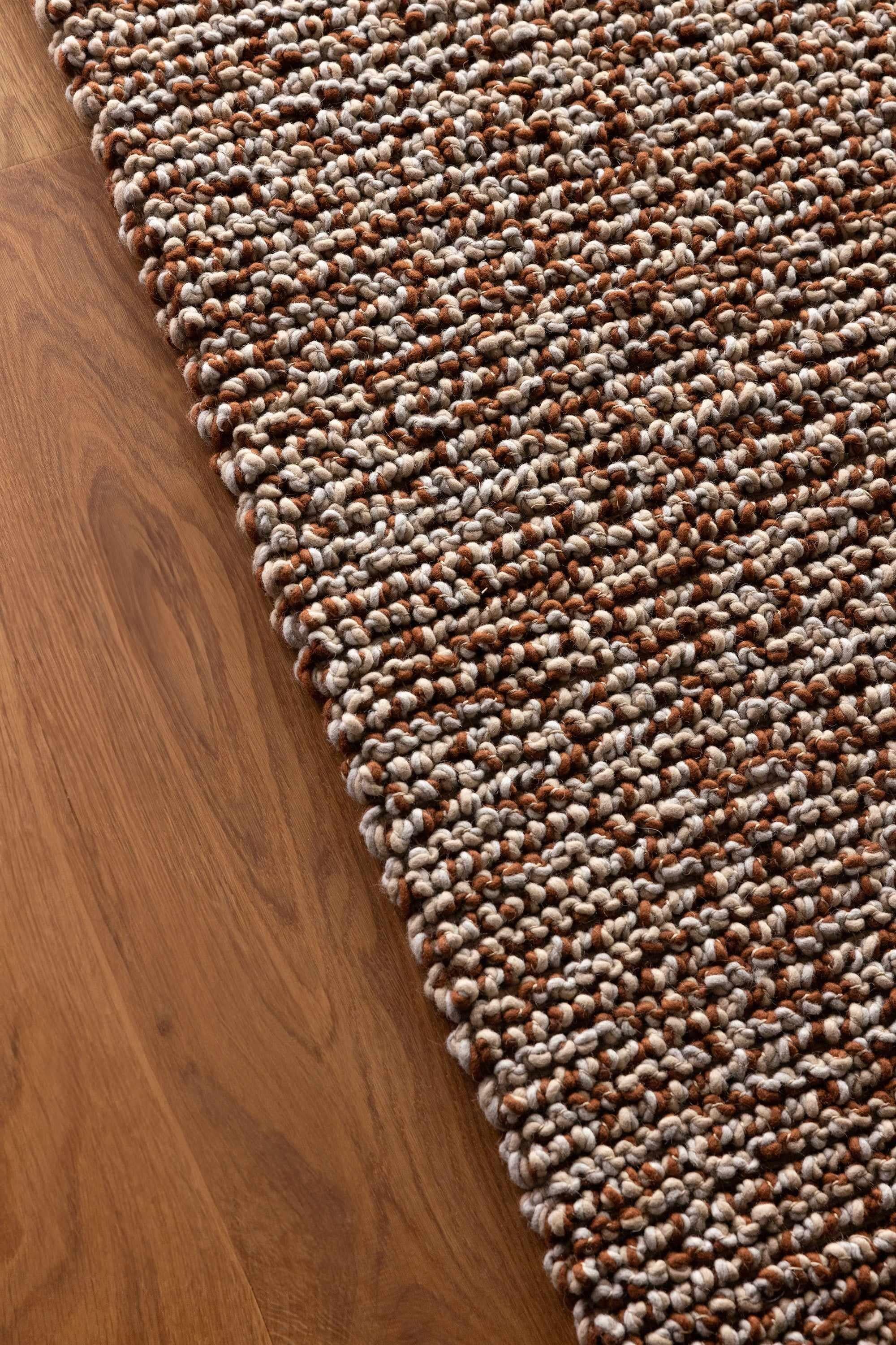 Brink Campman Nest Leather 129403 Luxury Wool Rugs Ireland