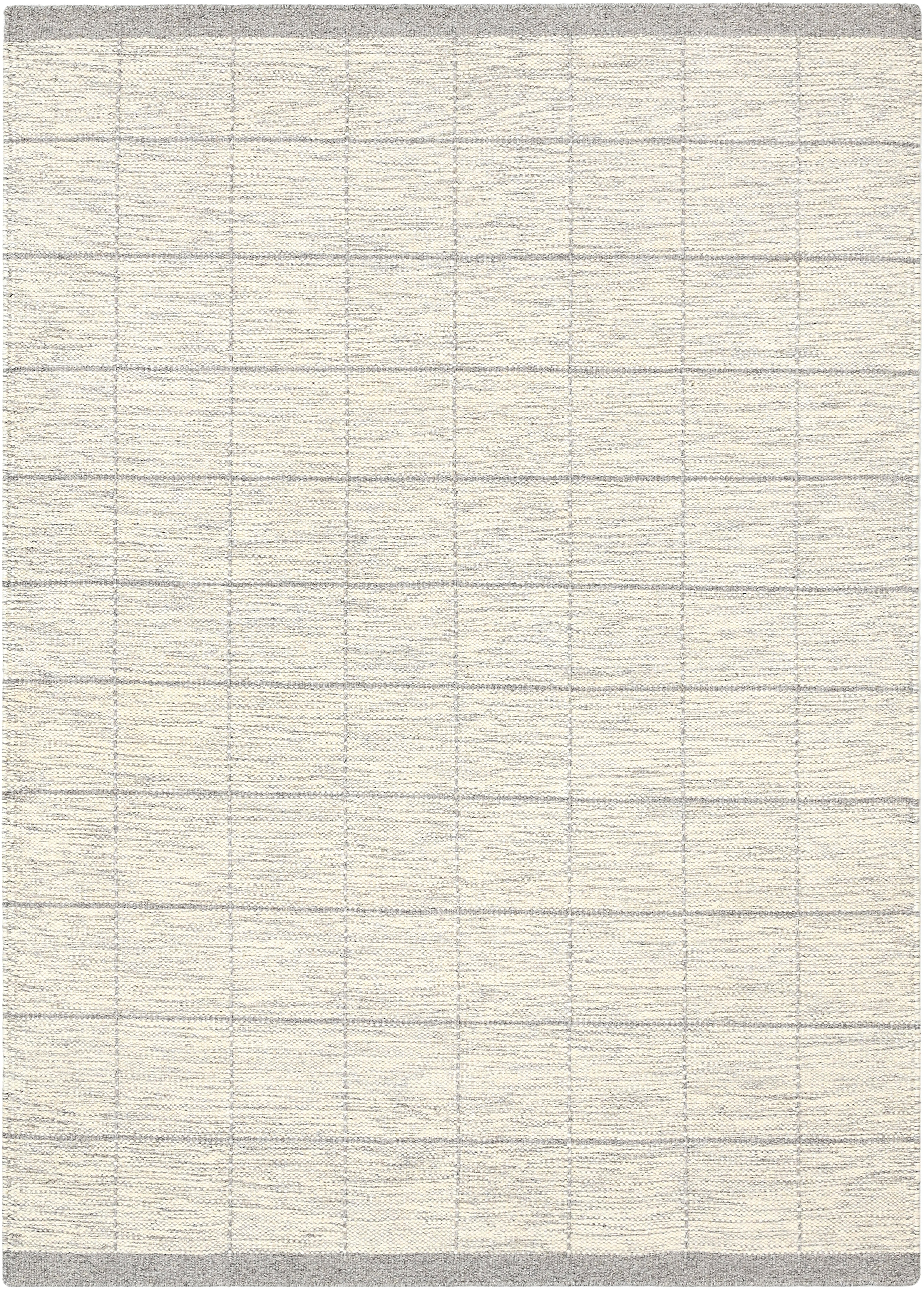 Beige neutral area rug with checkered design