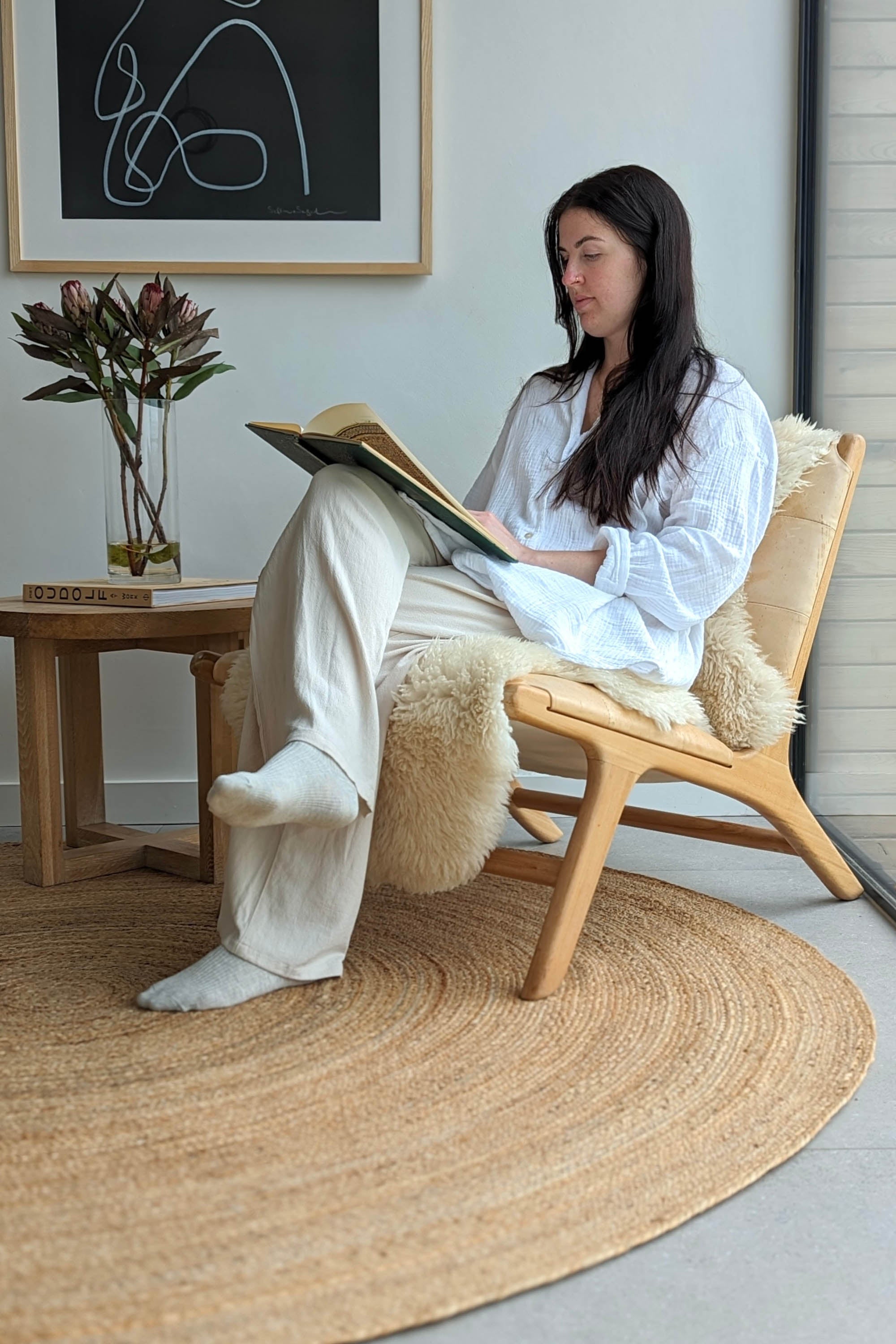 round jute rug