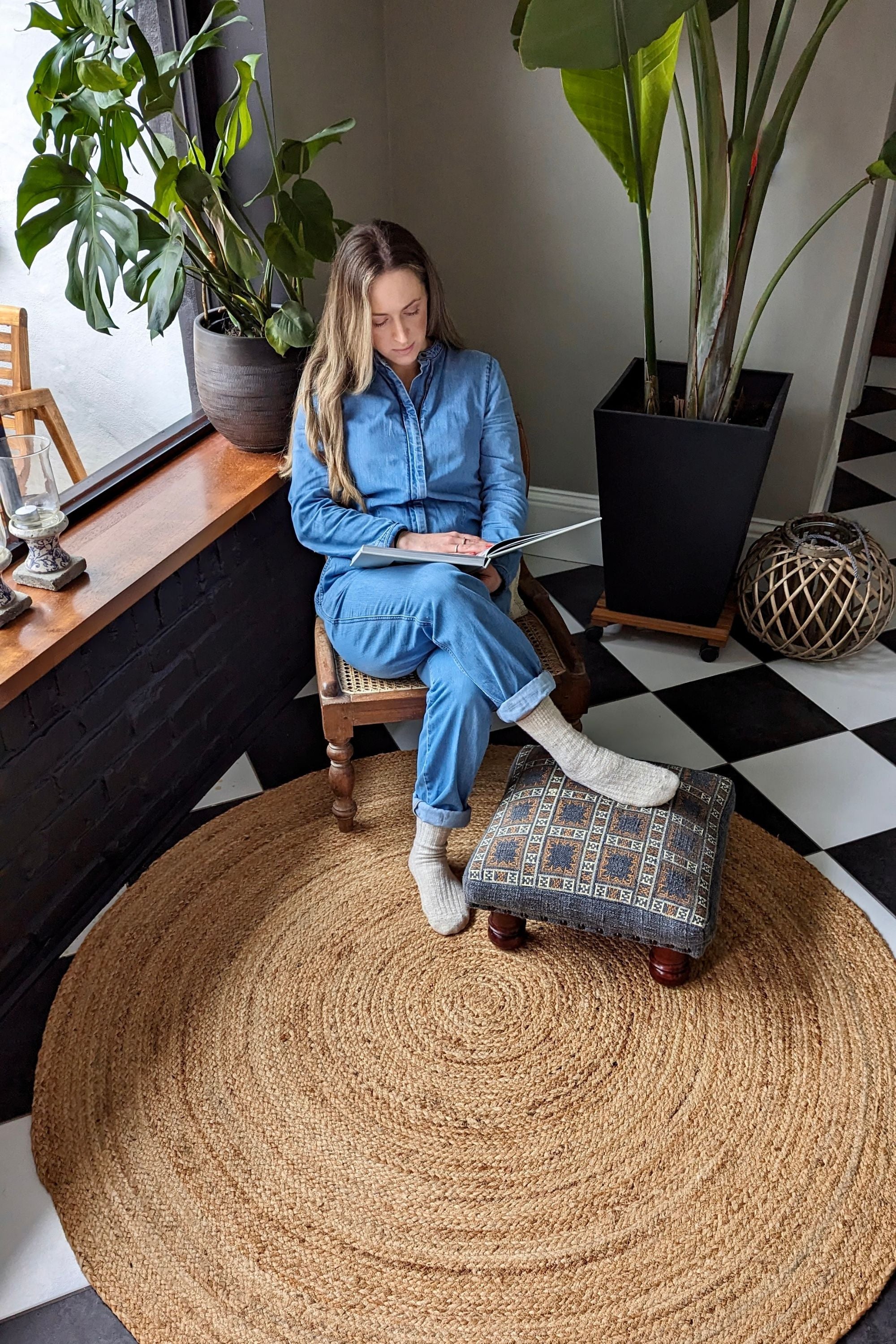 Barley Round Jute Rug | 100% Jute | Rugs.ie