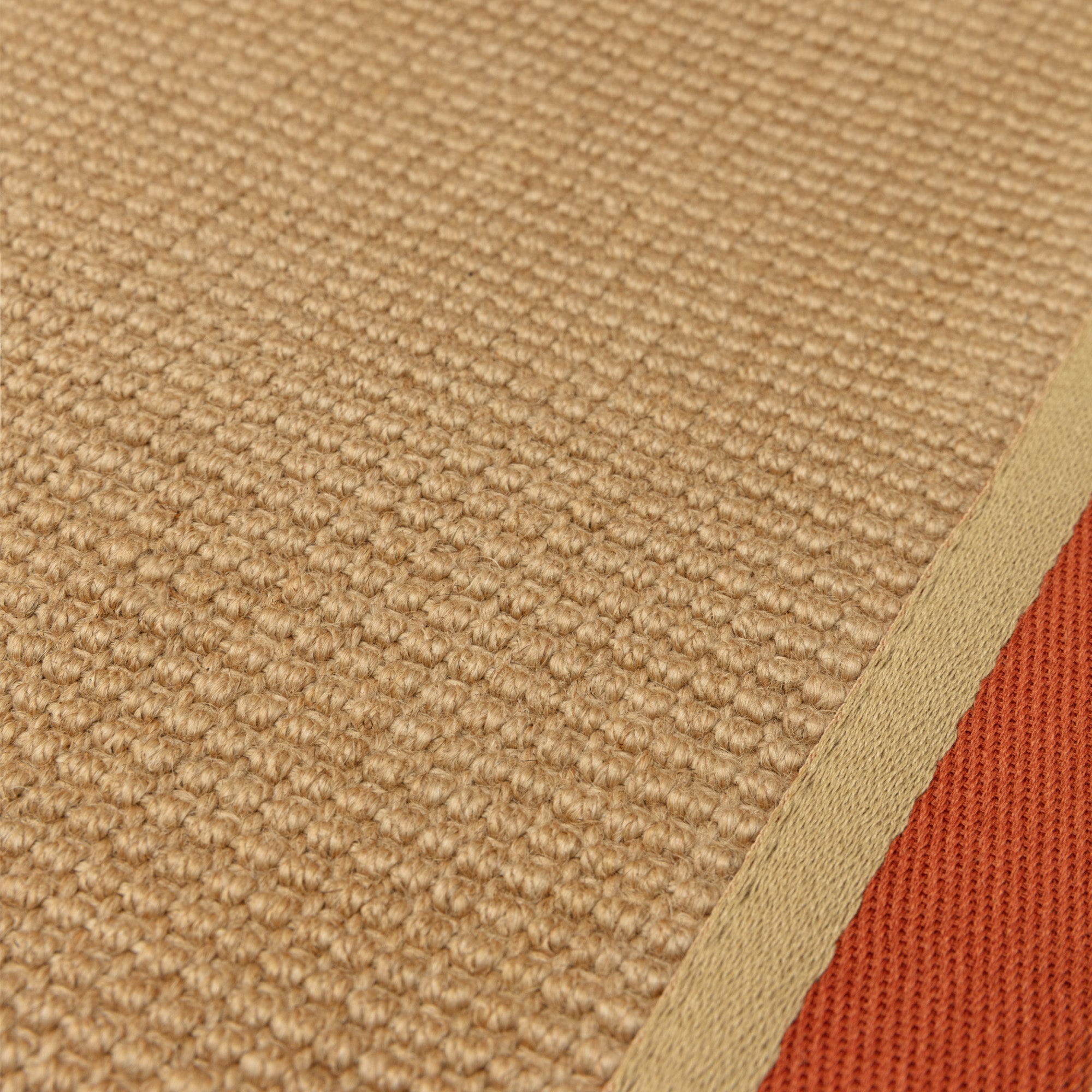 Bordo Boucle Rust Linen Runner