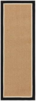 Bordo Herringbone Charcoal Cream Runner
