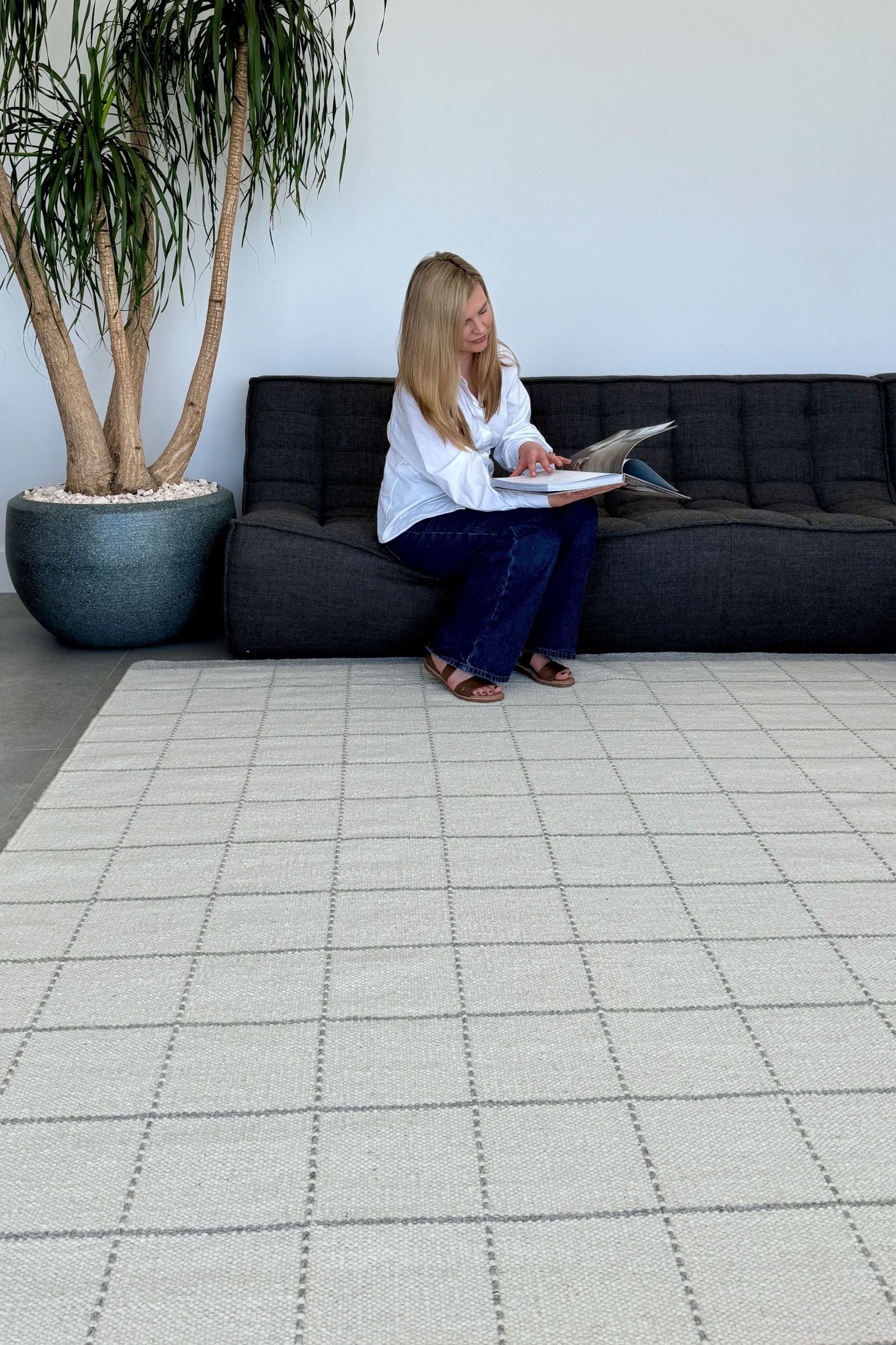 Burren White Rug