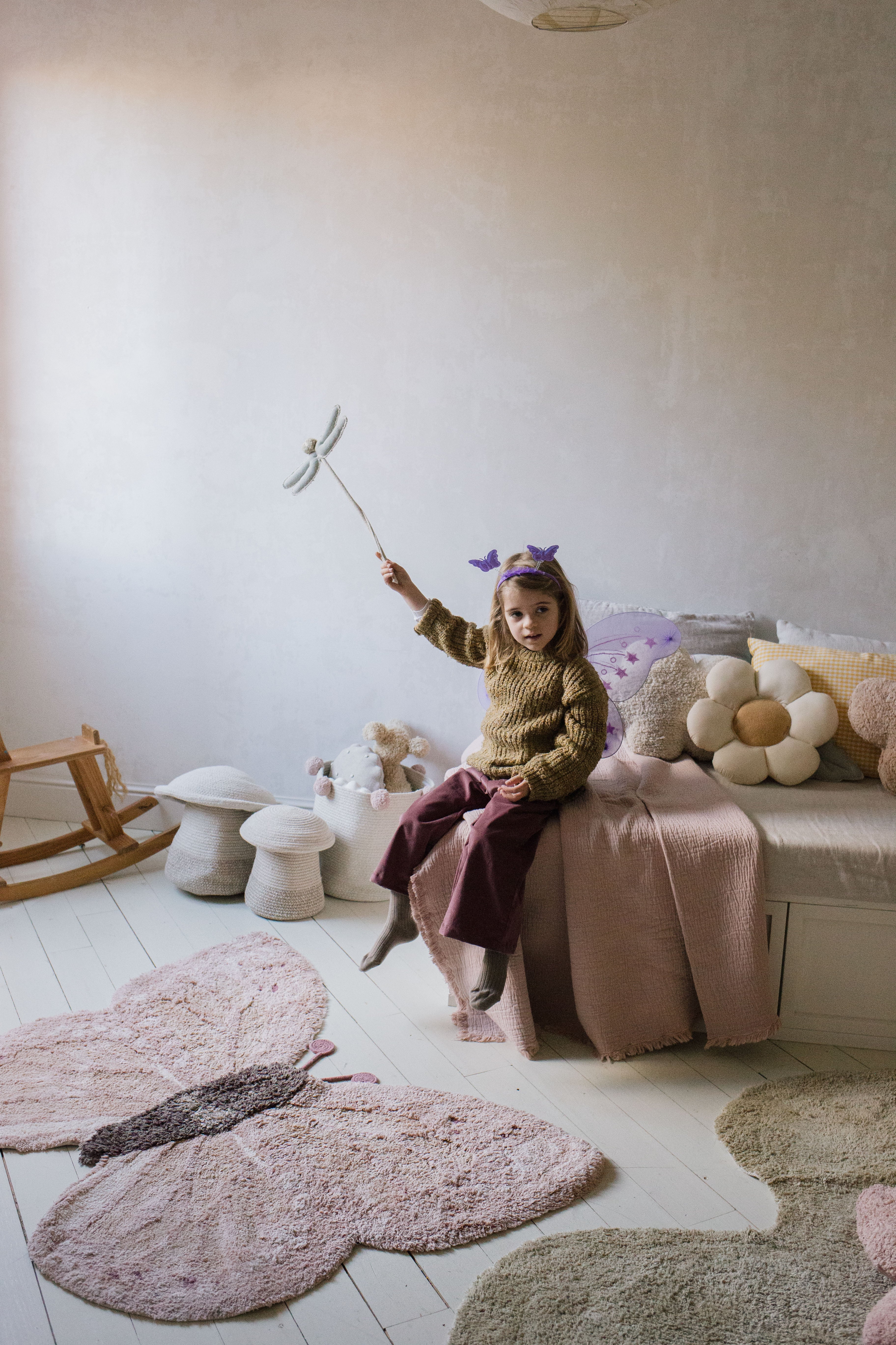 Baby Butterfly Animal Rug