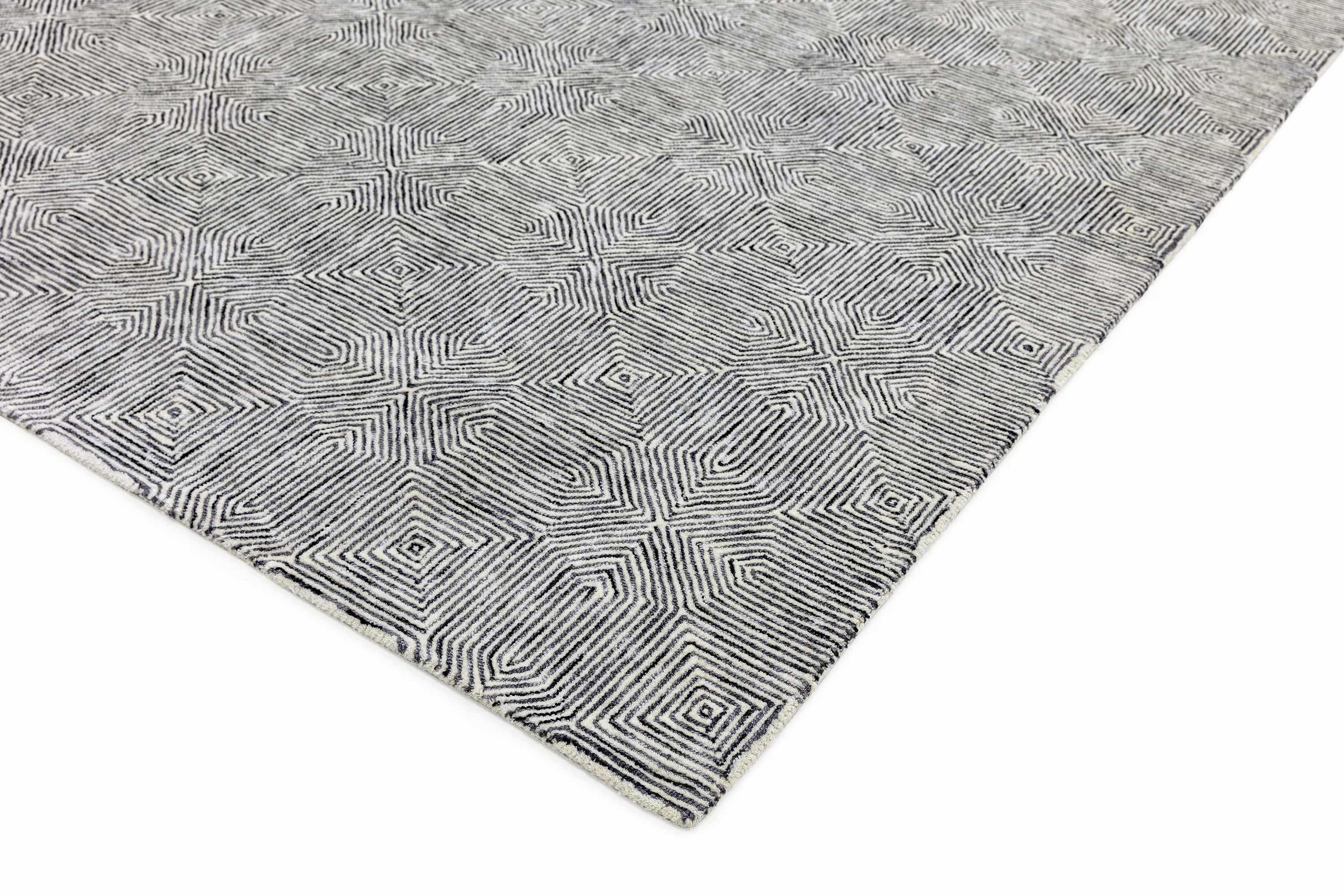 Camden Black & White Rug