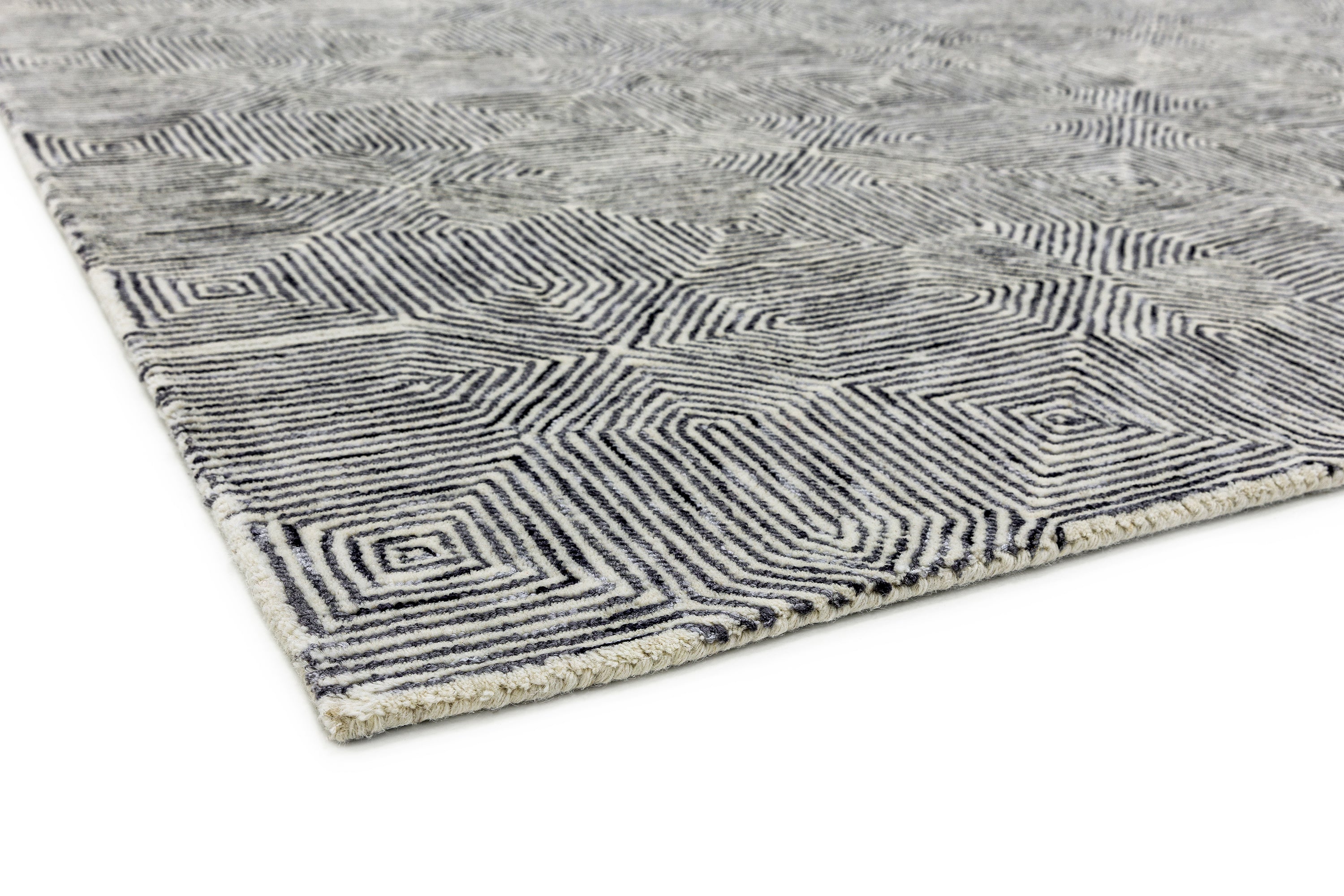 Camden Black & White Rug