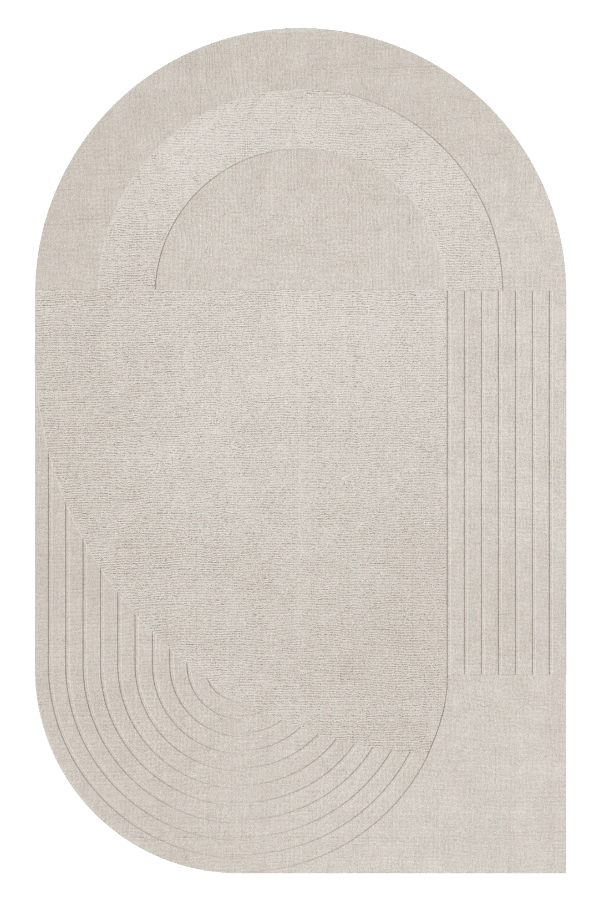 Circular Light Oatmeal