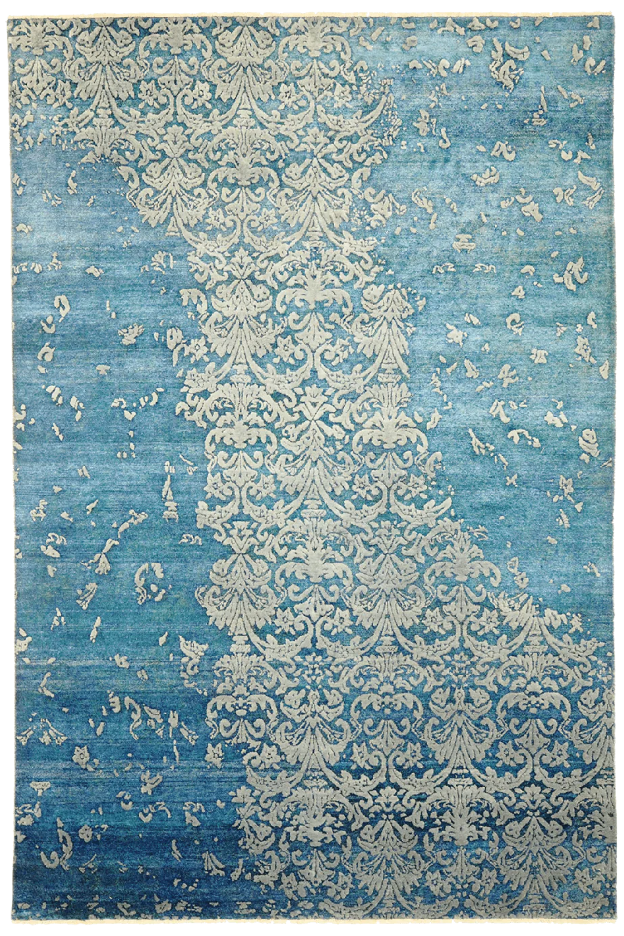 Classic Blue Damask