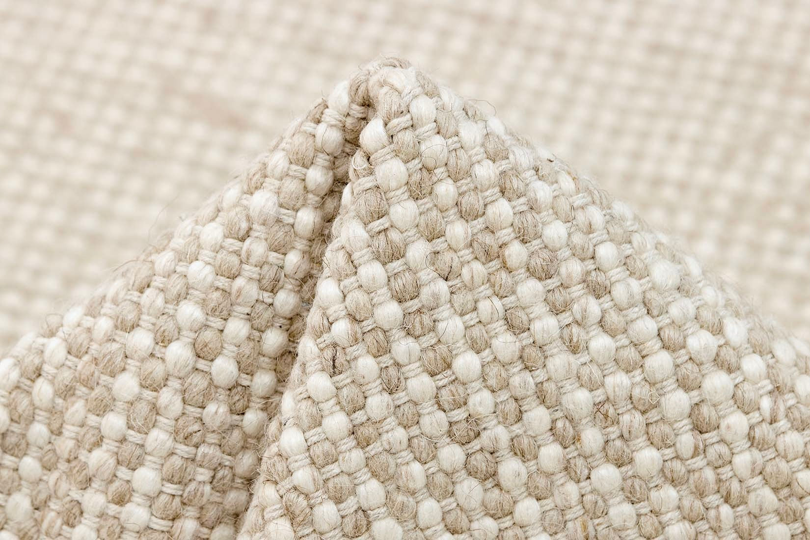 Simple beige textured area rug