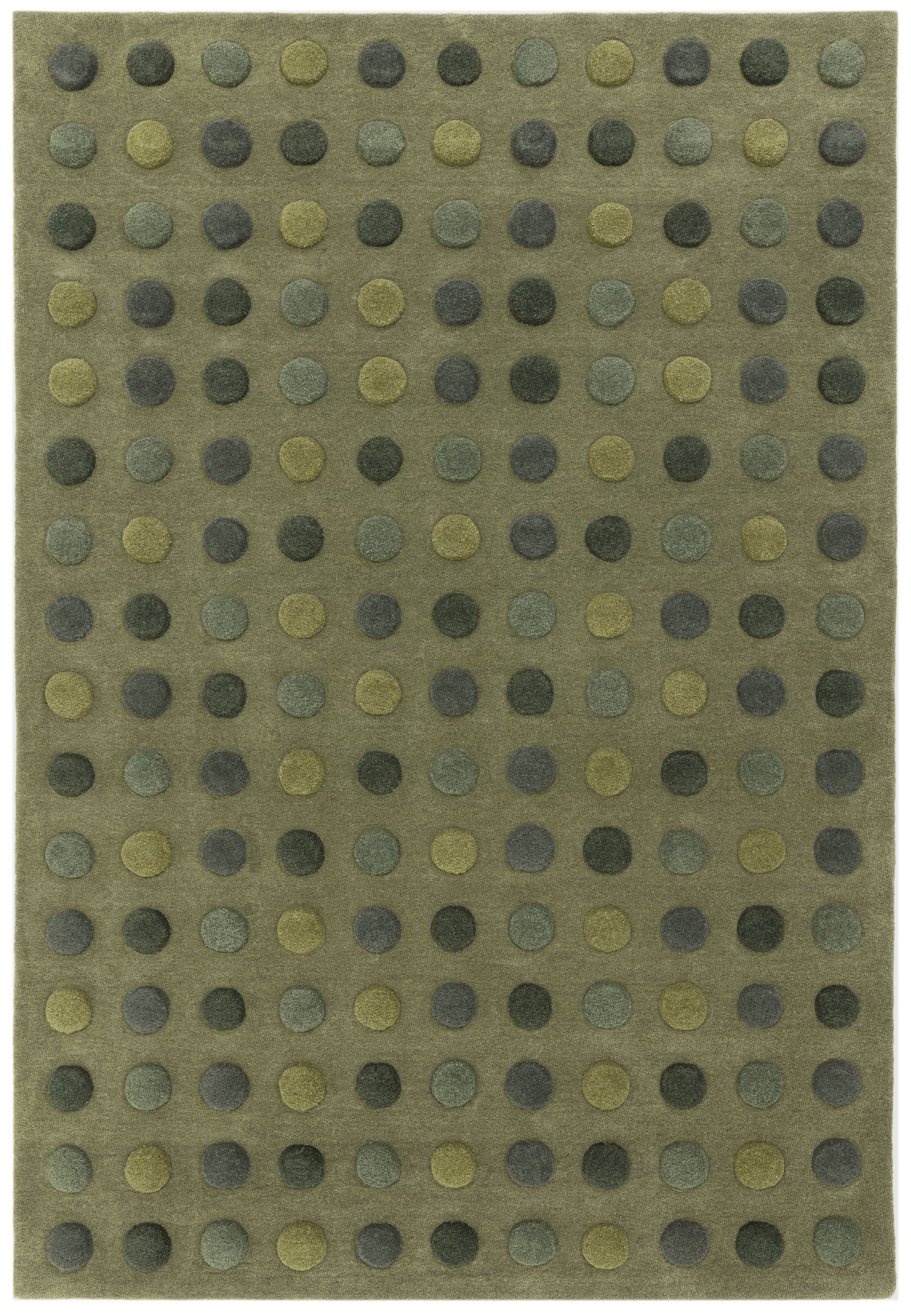 Dotty Green Rug