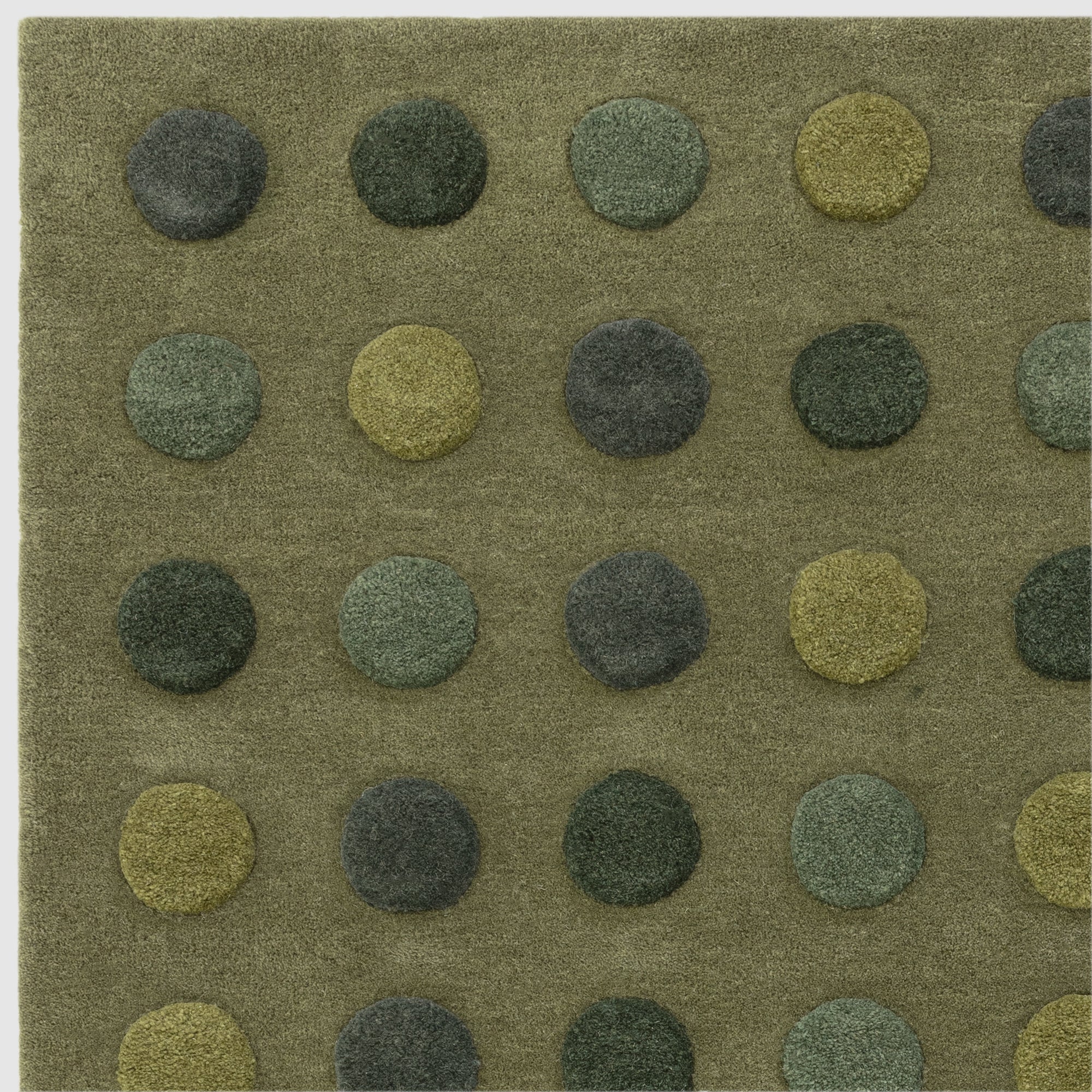 Dotty Green Rug